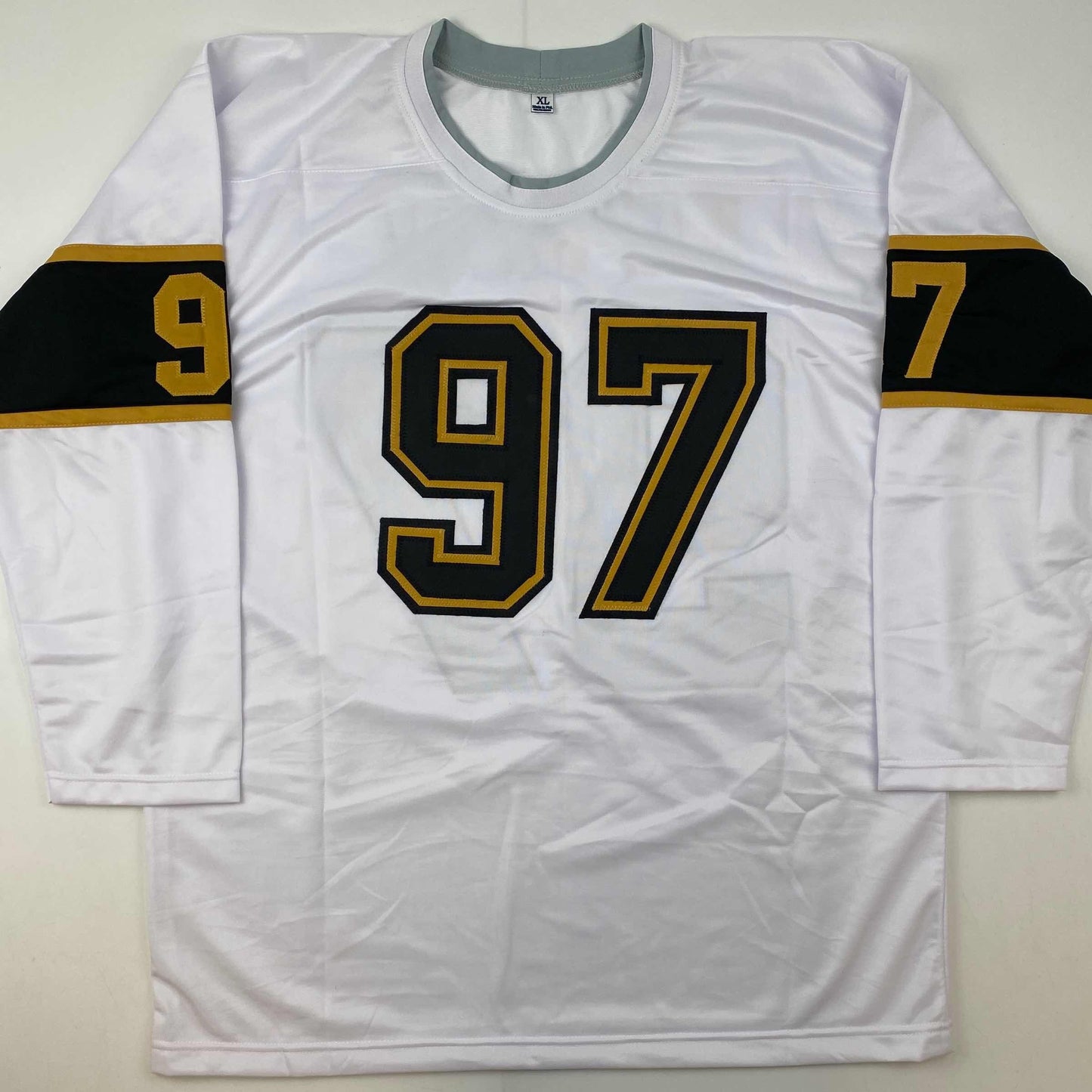 Autographed/Signed Kirill Kaprizov Minnesota White/Gold Hockey Jersey Beckett BAS COA