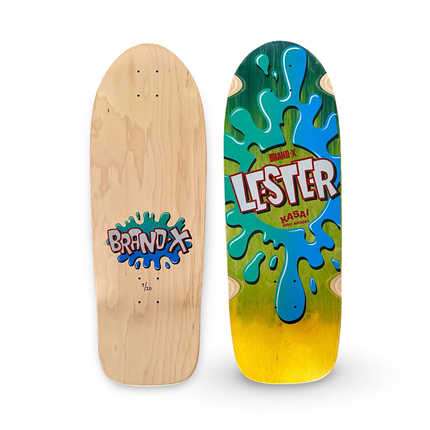 Lester Kasai 10”x30” Limited Edition, HAND PAINTED Deck (1 of 20)