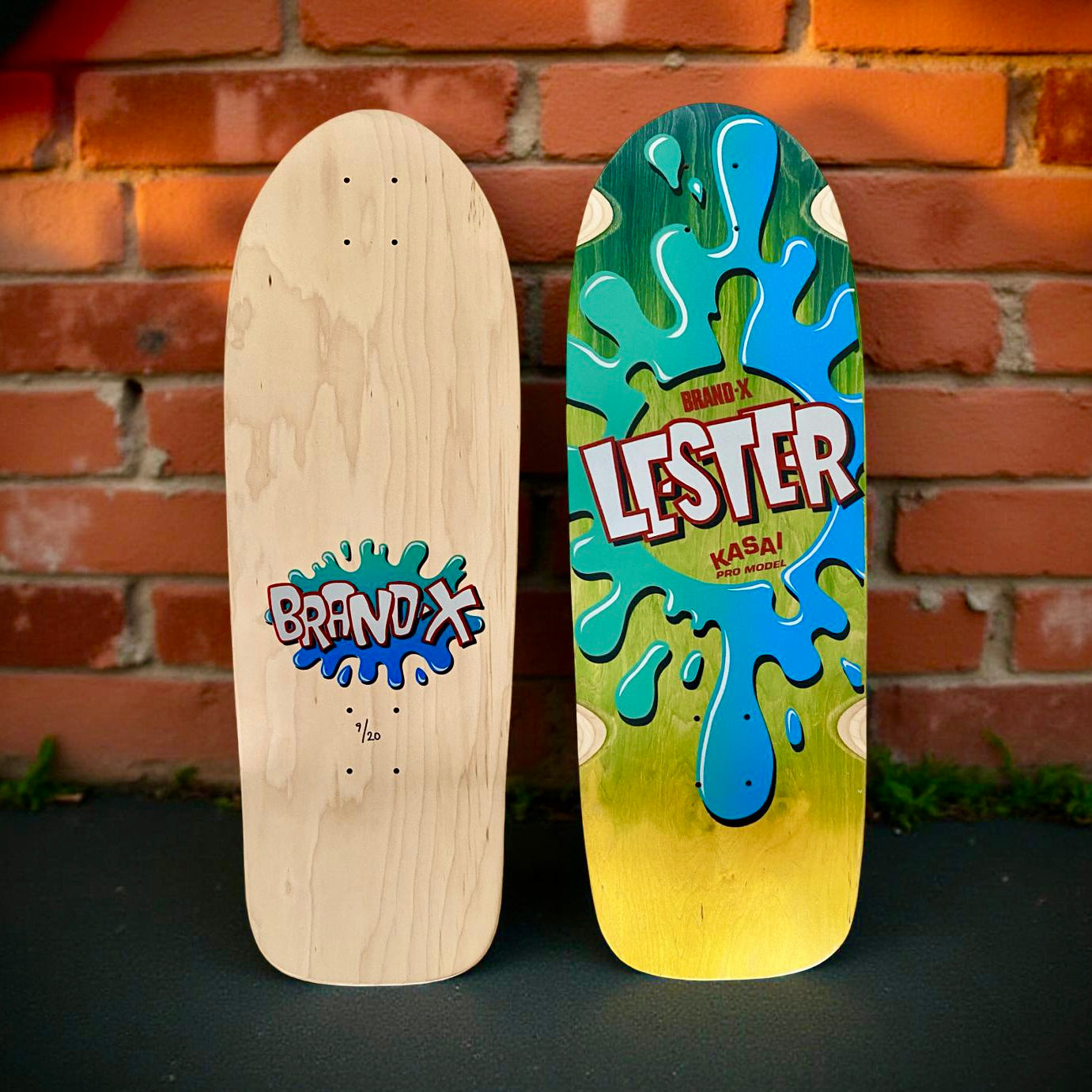 Lester Kasai 10”x30” Limited Edition, HAND PAINTED Deck (1 of 20)