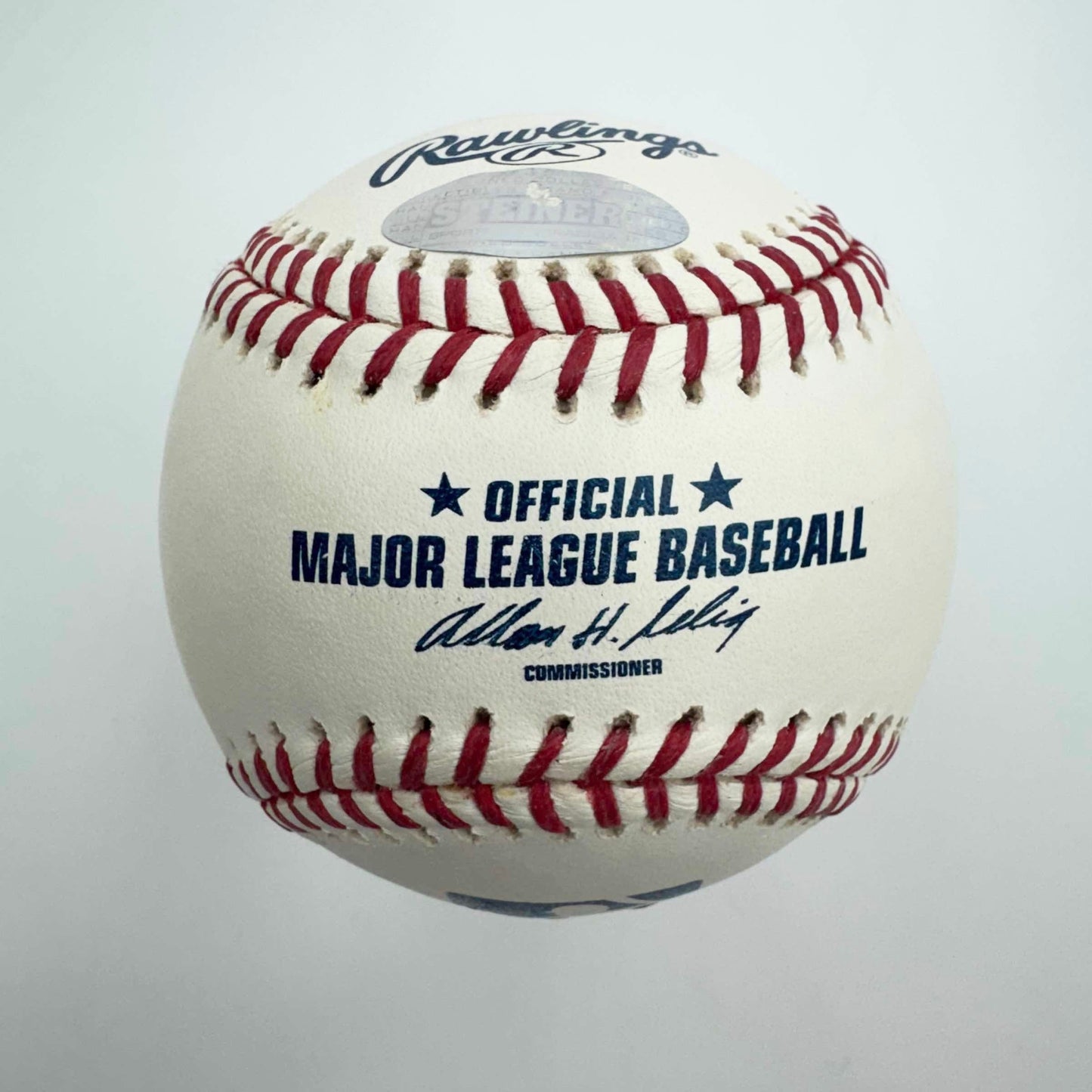 Autographed/Signed Dustin Pedroia 08 AL MVP Rawlings Official Major League ROML Baseball Steiner COA