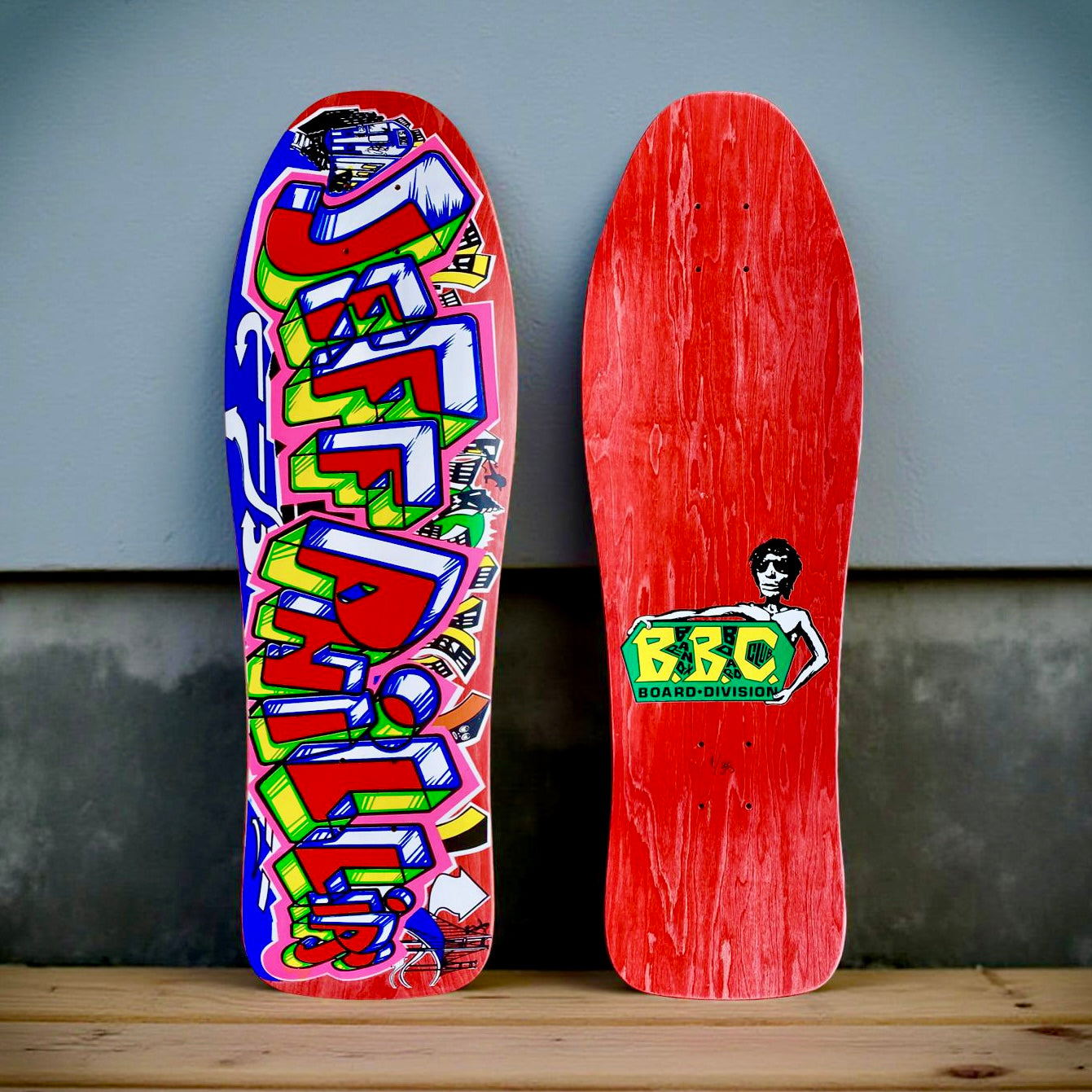 Jeff Phillips GRAFFITI Limited Edition, HAND PAINTED BBC Deck (1 of 35)