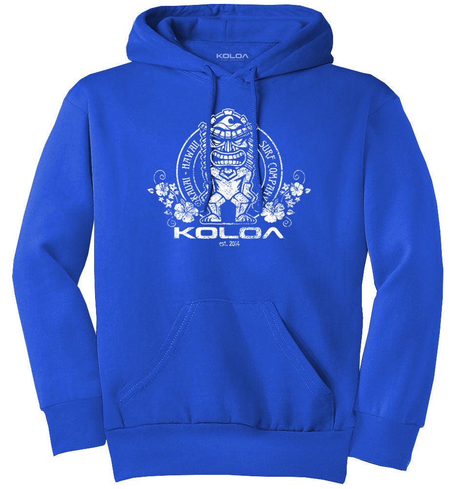 Koloa Tiki Flowers Youth Hoodie