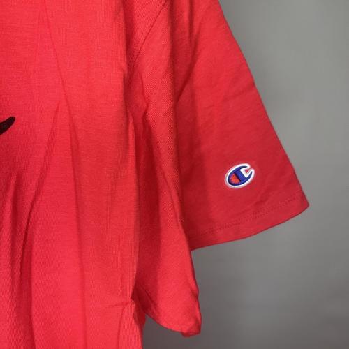 Champion mens Classic T-shirt, Classic Script T Shirt, Red, Large US