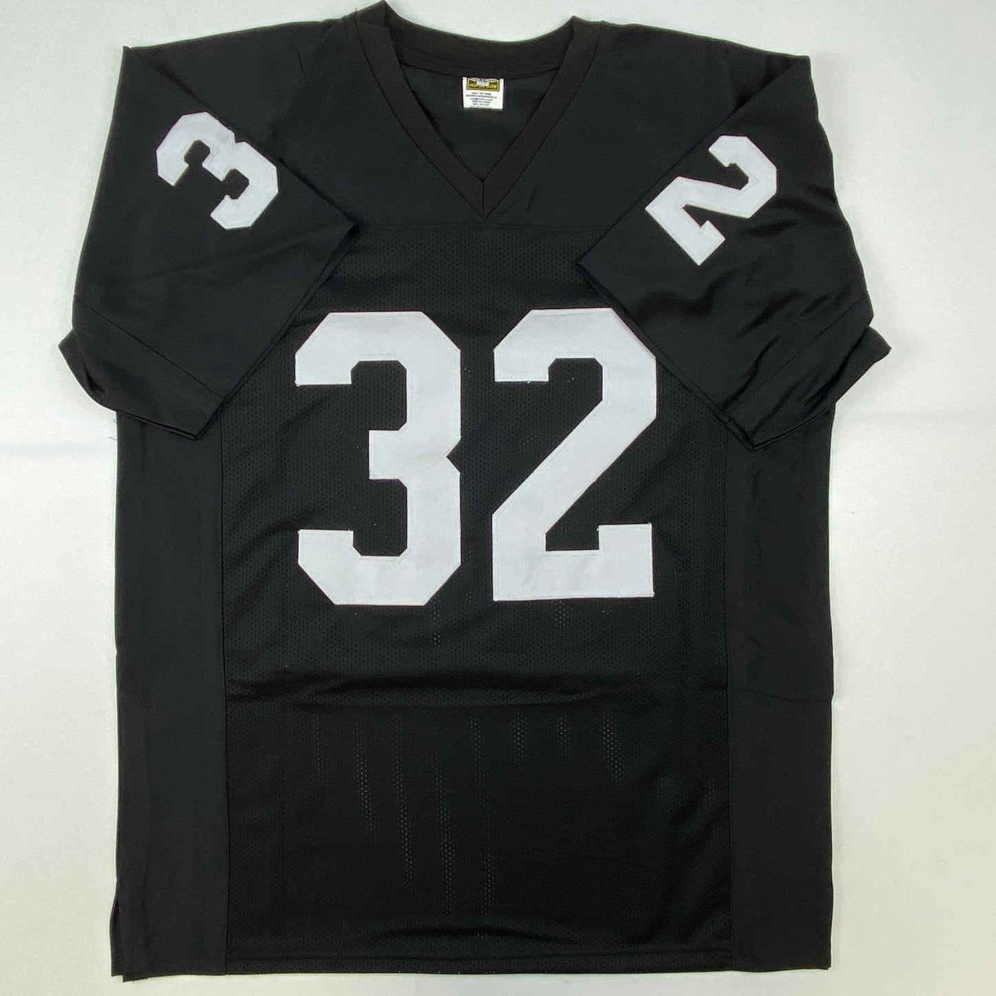 Autographed/Signed Jack Tatum Oakland Black Football Jersey JSA COA #2