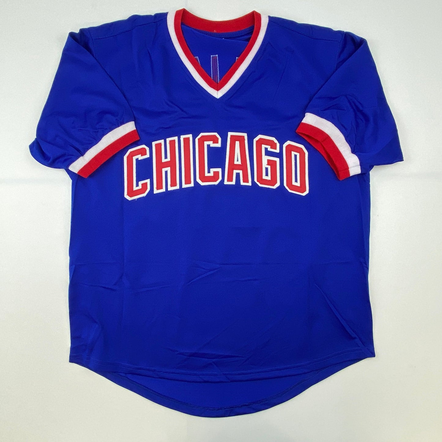 Autographed/Signed Billy Williams Chicago Blue Baseball Jersey JSA COA
