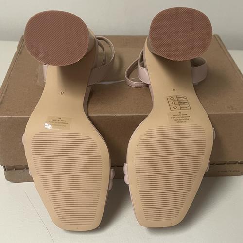 Birdy Grey Julia Chunky Heel Nude Blush