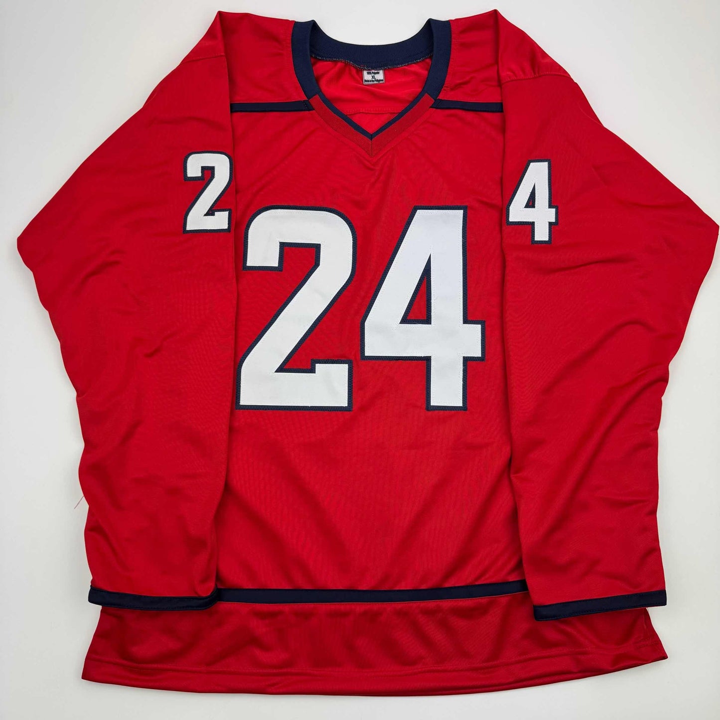 Autographed/Signed Connor McMichael Washington Red Hockey Jersey Beckett BAS COA