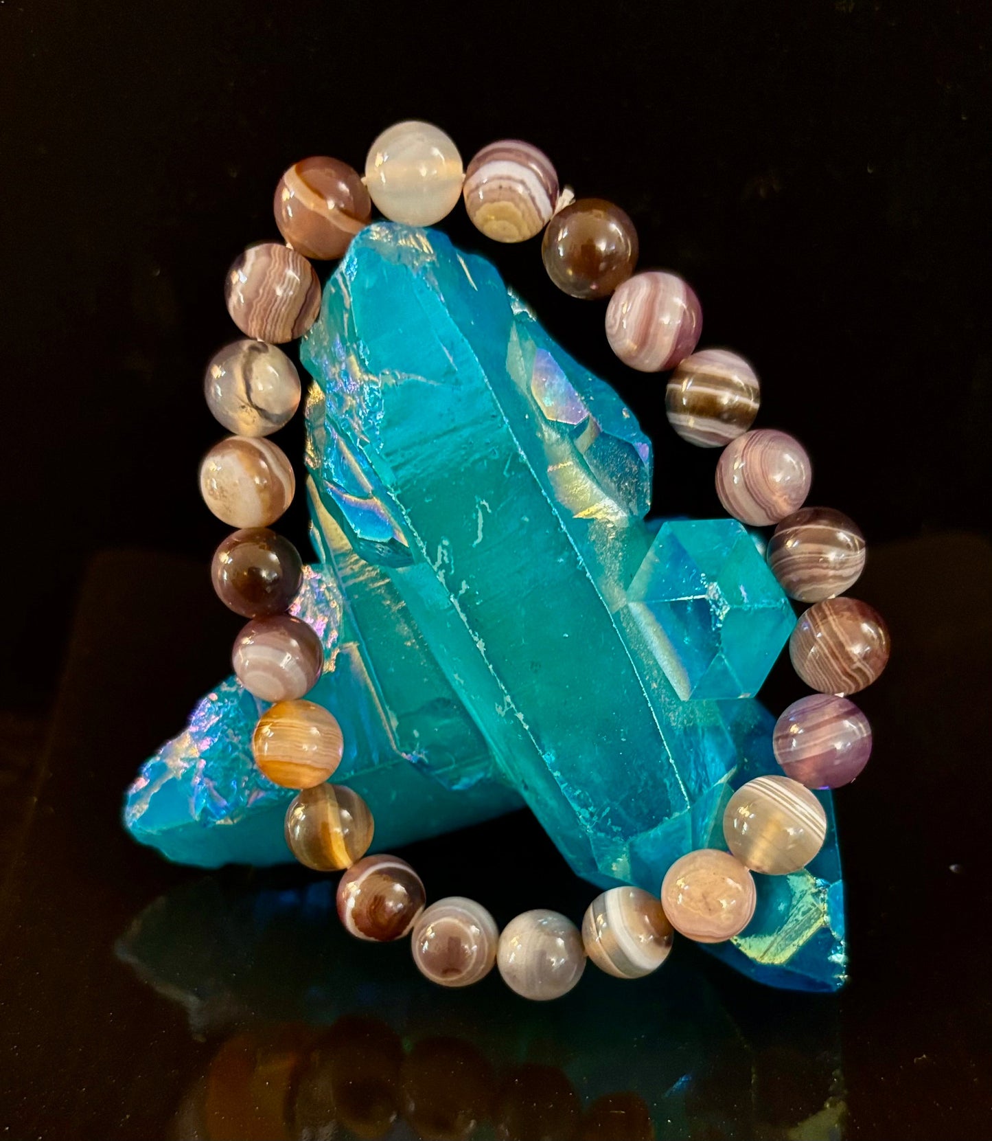 Botswana Agate Bracelet – Emotional Balance & Gentle Strength