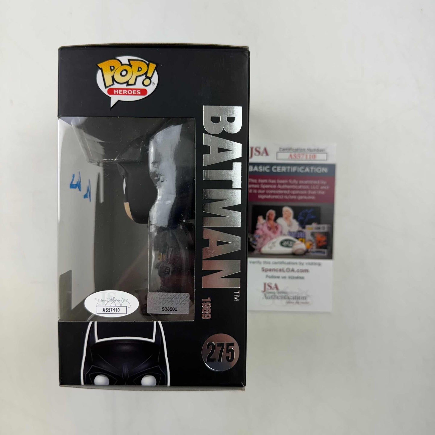 Autographed/Signed Val Kilmer Batman Heros Funko Pop #275 Movie Figurine Toy JSA COA
