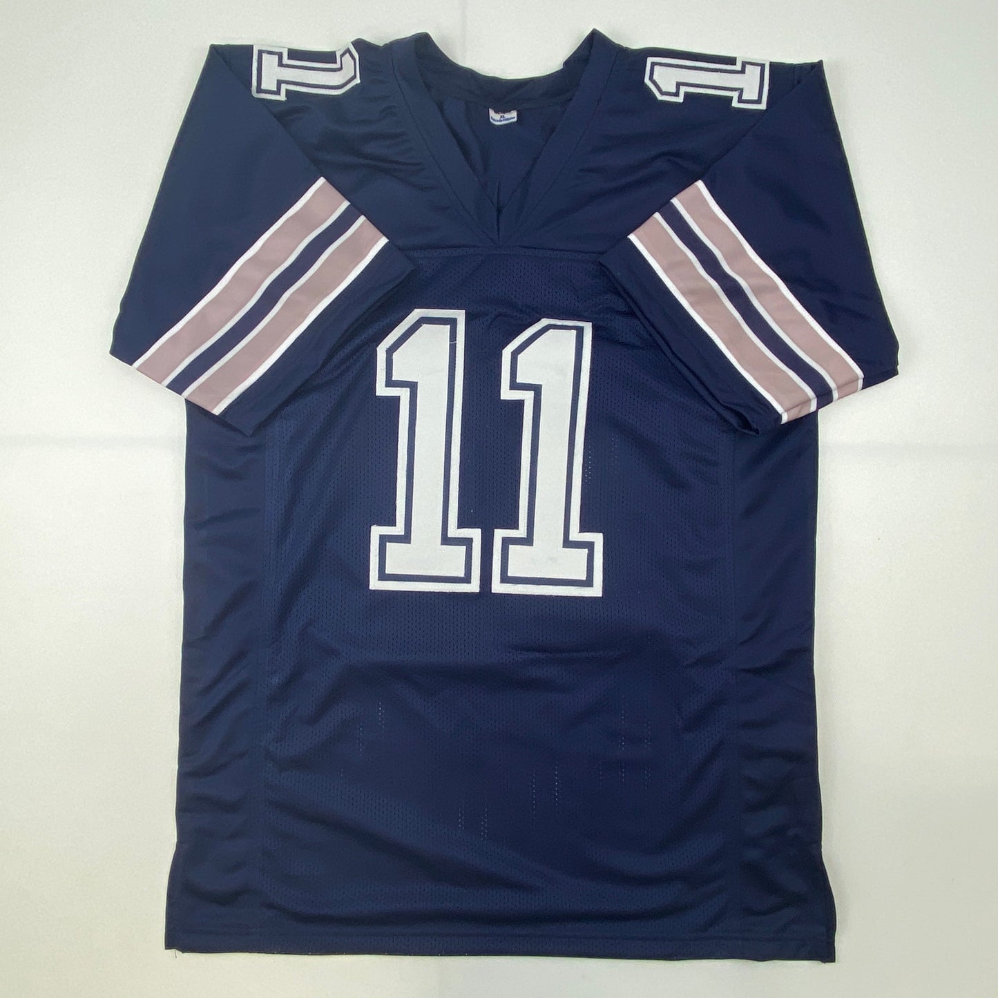 Autographed/Signed Danny White Dallas Dark Blue Football Jersey JSA COA