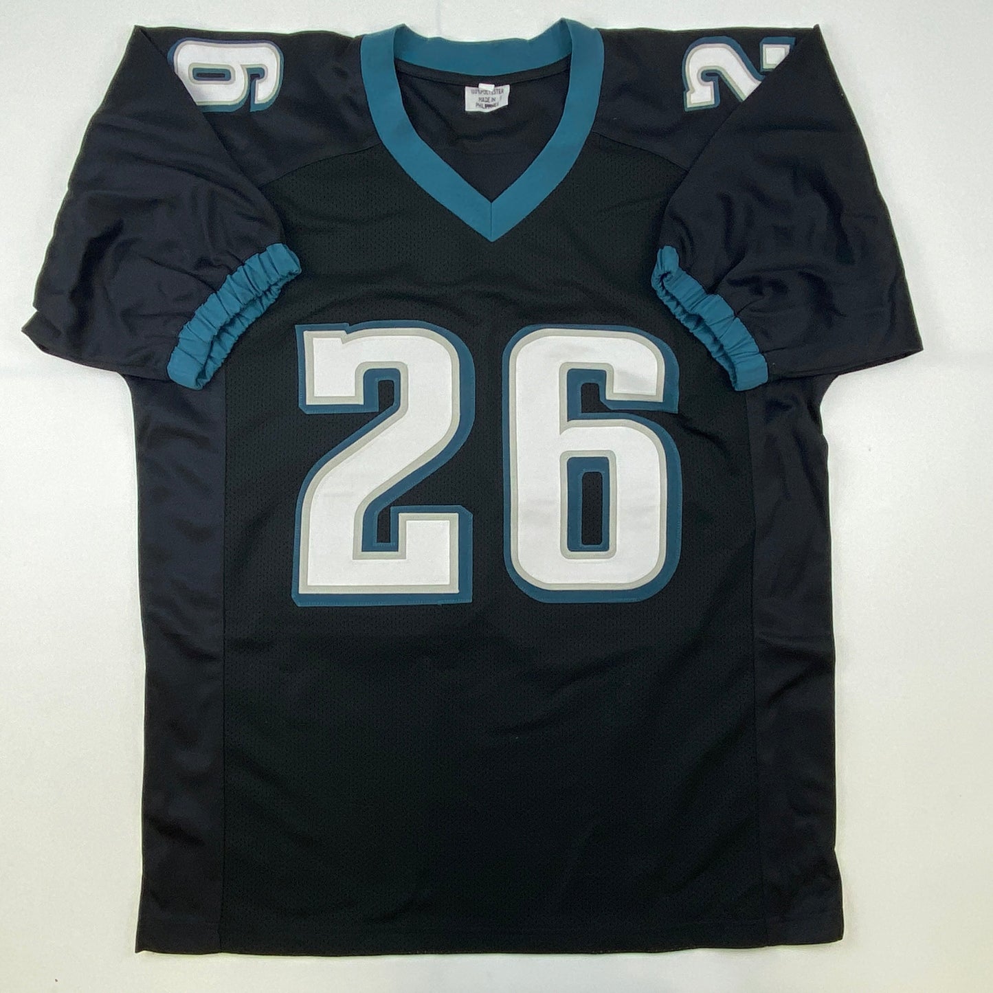 Autographed/Signed Miles Sanders Philadelphia Black Football Jersey JSA COA