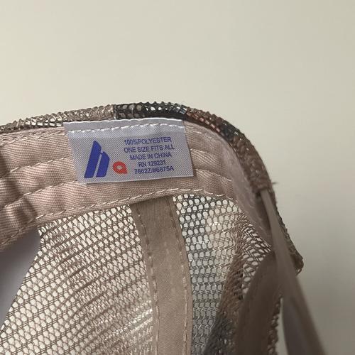 Men’s Trucker Mesh Flat Bill Snap Baseball Cap Khaki Camo Green