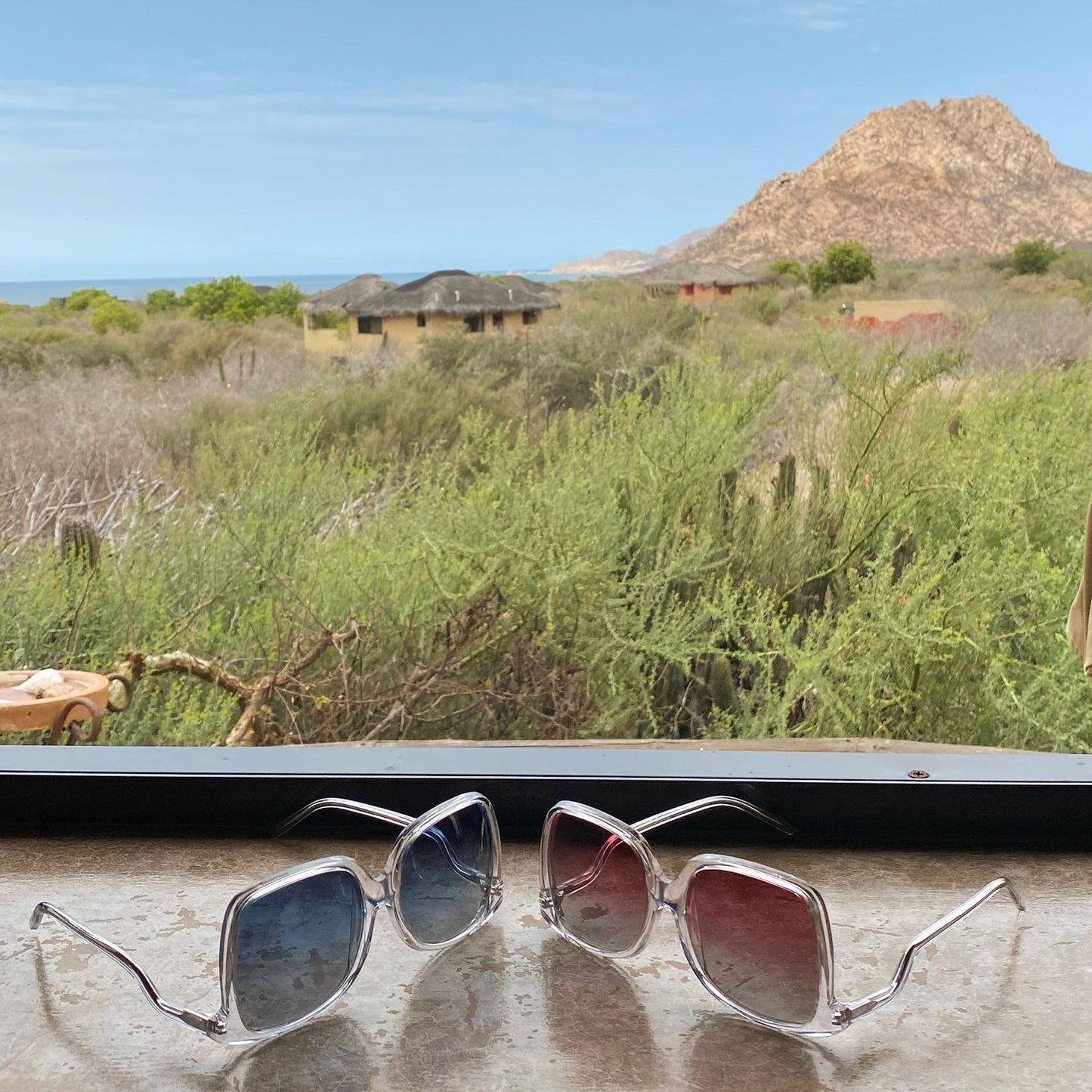 Granny-Chic Polarized Oversized Sunglass - Mia