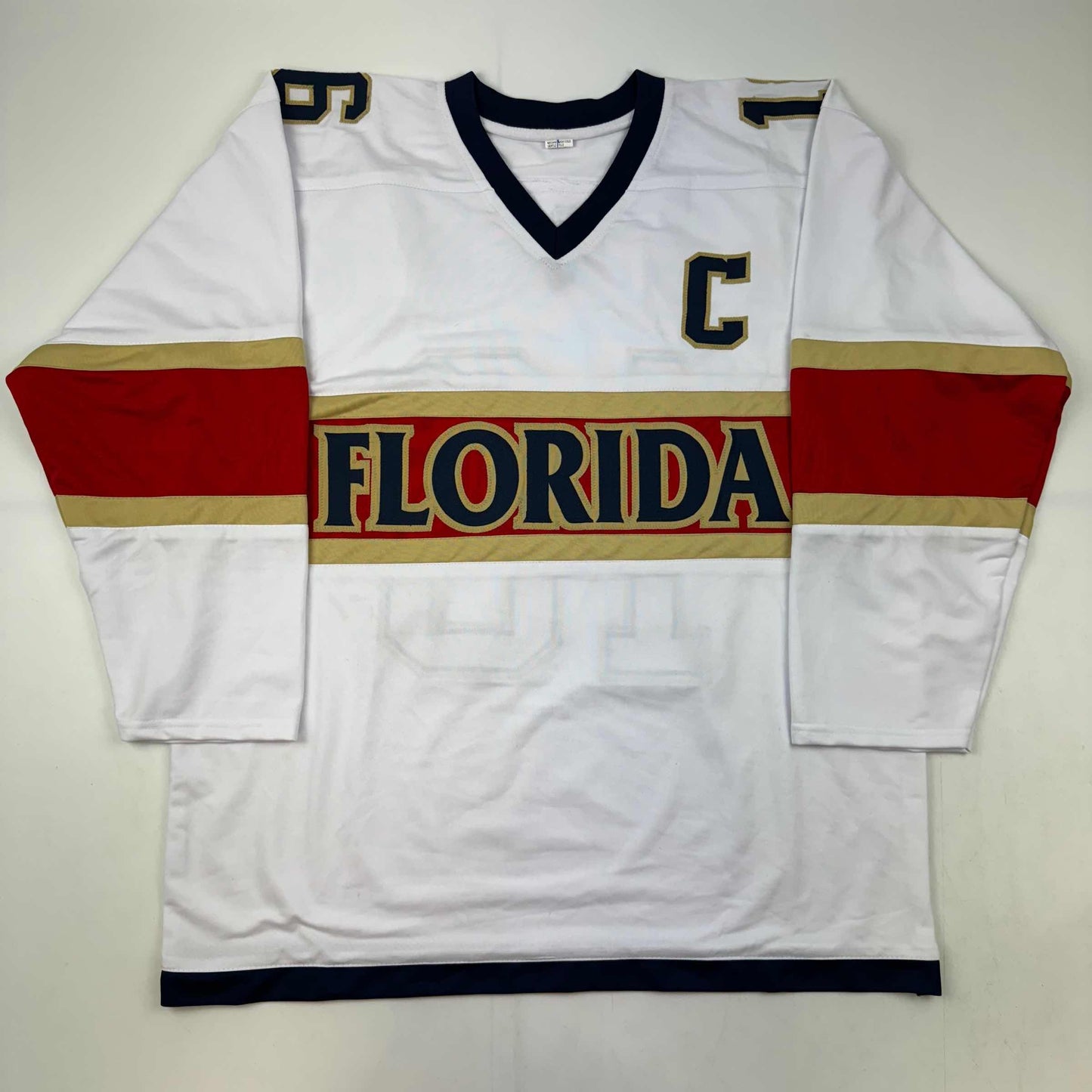 Autographed/Signed Aleksander Barkov Florida White Hockey Jersey JSA COA