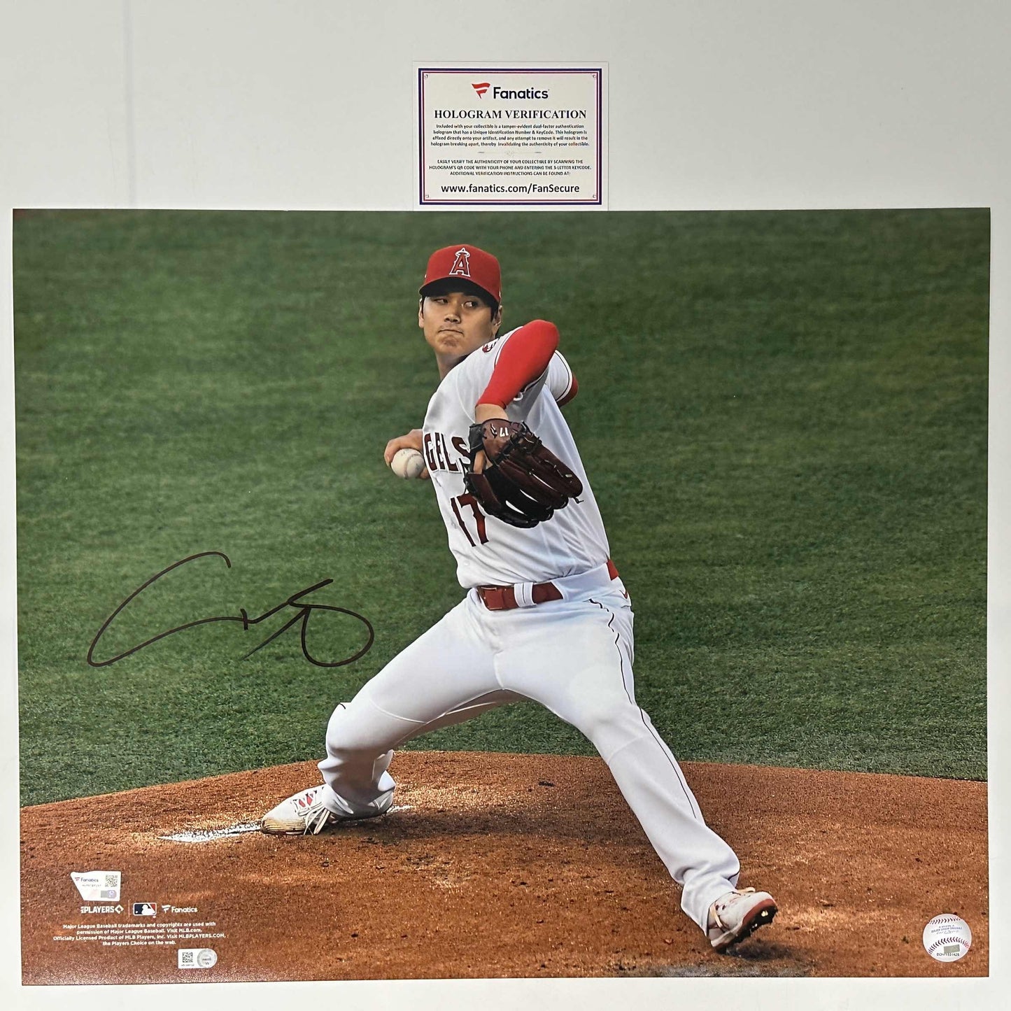 Autographed/Signed Shohei Ohtani Los Angeles Angels of Anaheim 16x20 Baseball Photo Fanatics COA