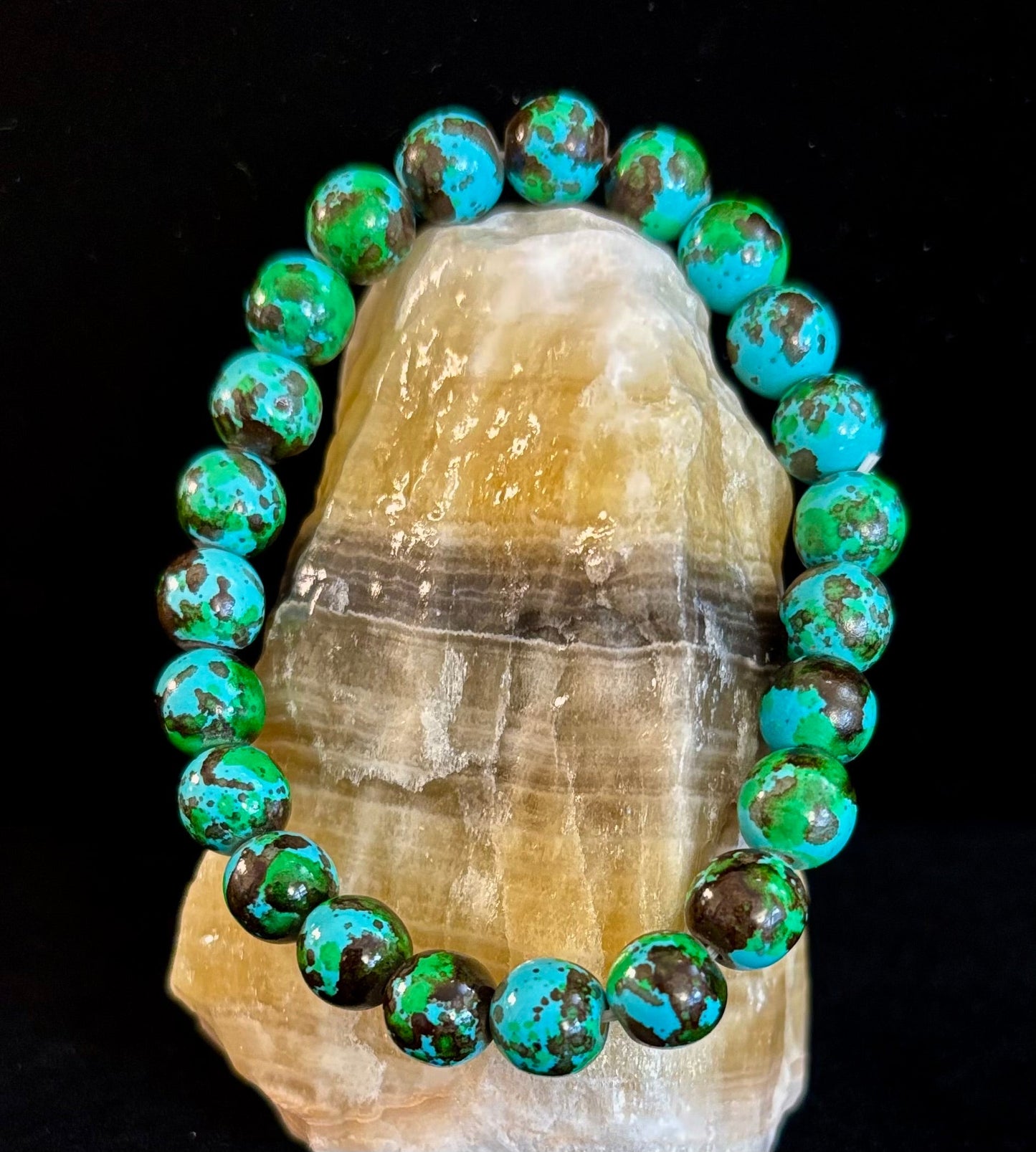Bohemian Beach Vibes Anti-Anxiety Bracelet – 8mm Calming Beads for Medium Wrists 🌴💆♀️🌊