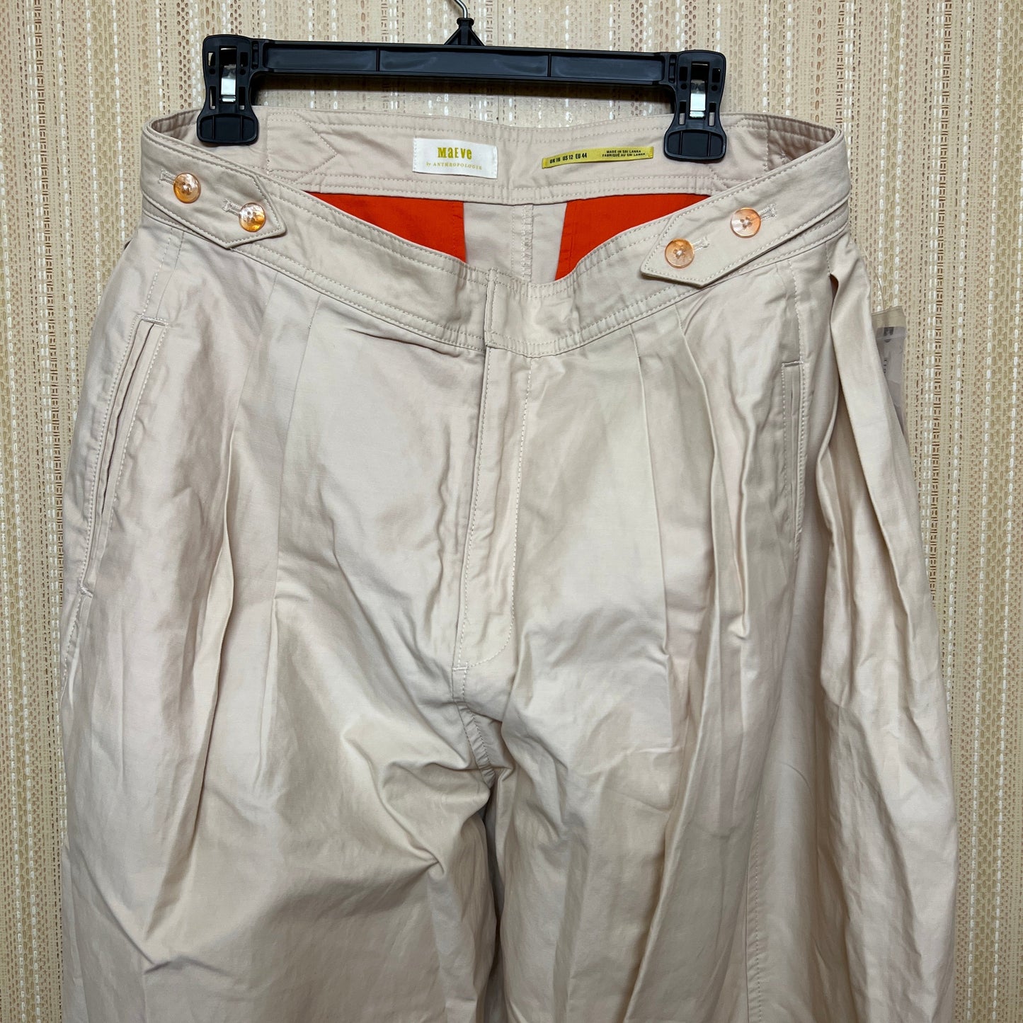 Anthropologie Women's Maeve Utility Barrel trousers