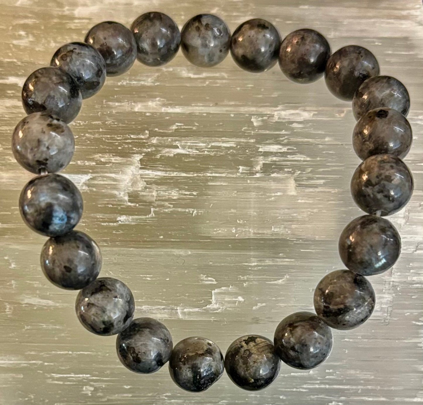 Labradorite Protection & Transformation Bracelet – 8mm or 10mm Natural Stone