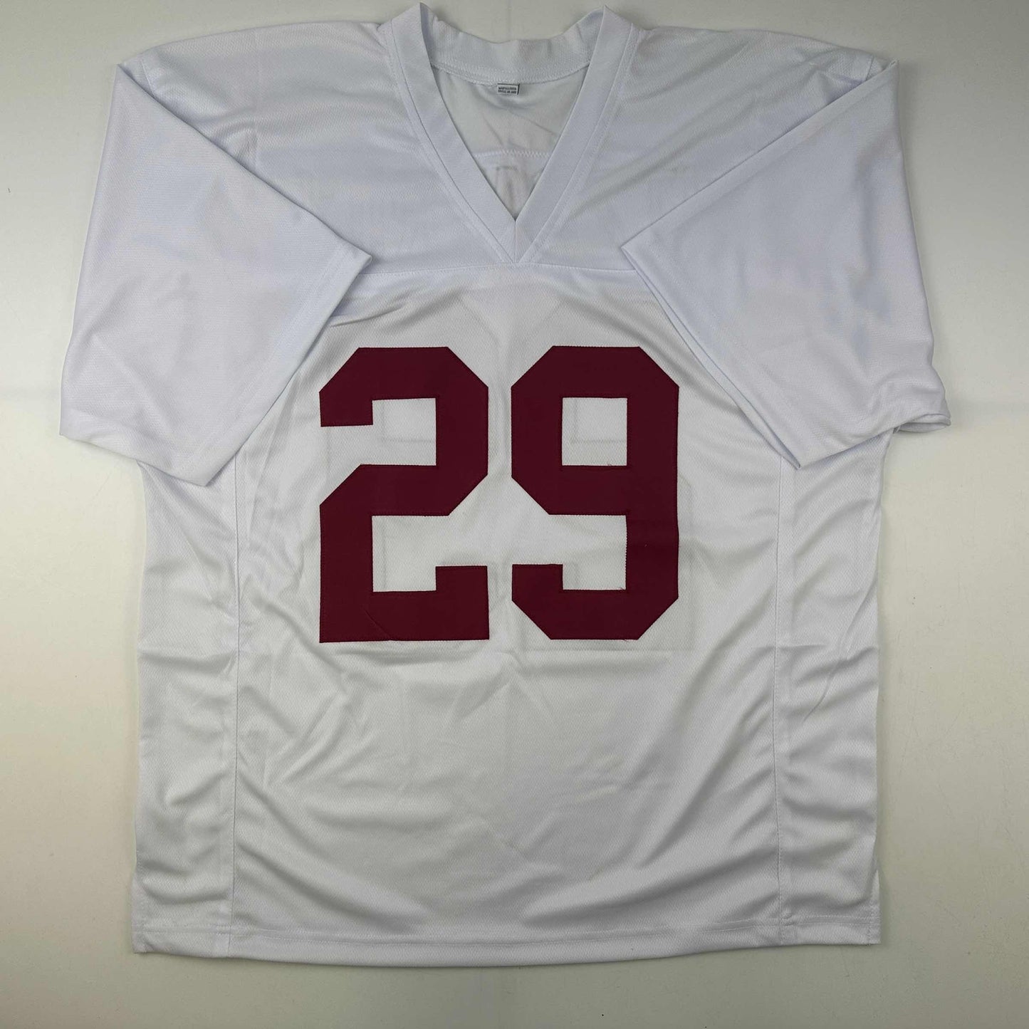 Autographed/Signed Minkah Fitzpatrick Alabama White College Football Jersey JSA COA
