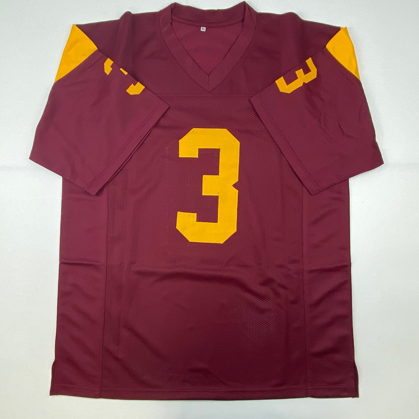 Autographed/Signed Carson Palmer USC Southen Cal Maroon College Football Jersey JSA COA