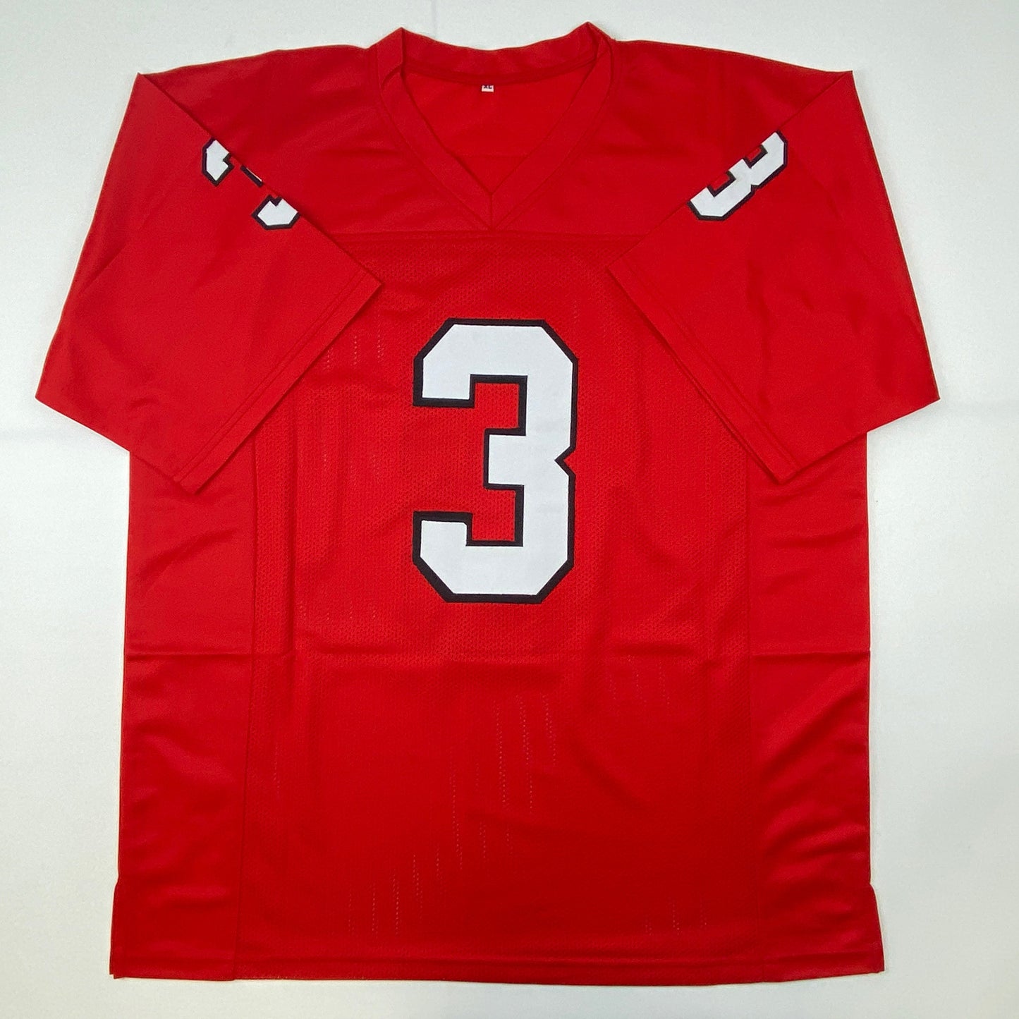 Autographed/Signed Carson Palmer Arizona Red Football Jersey JSA COA