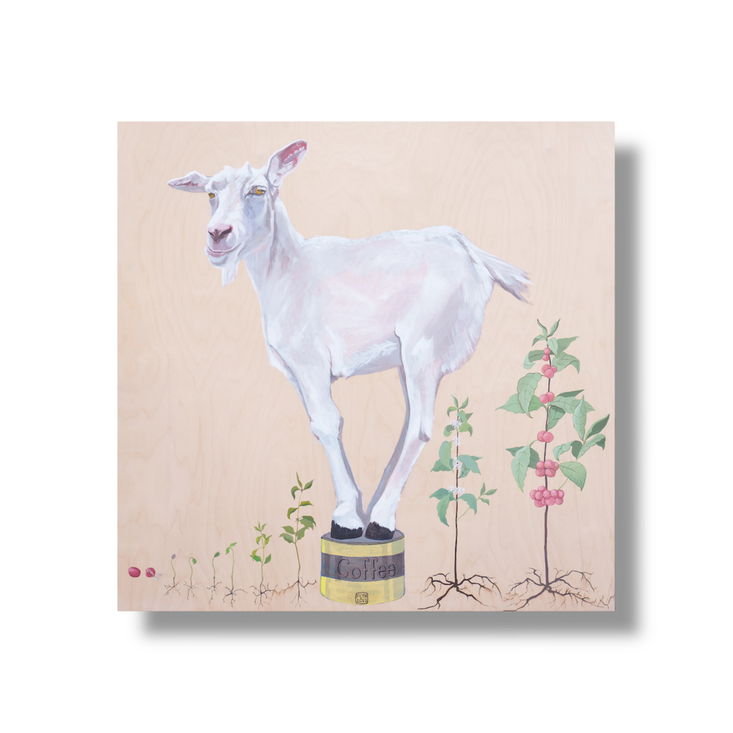 The Discoverer Goat Sticker