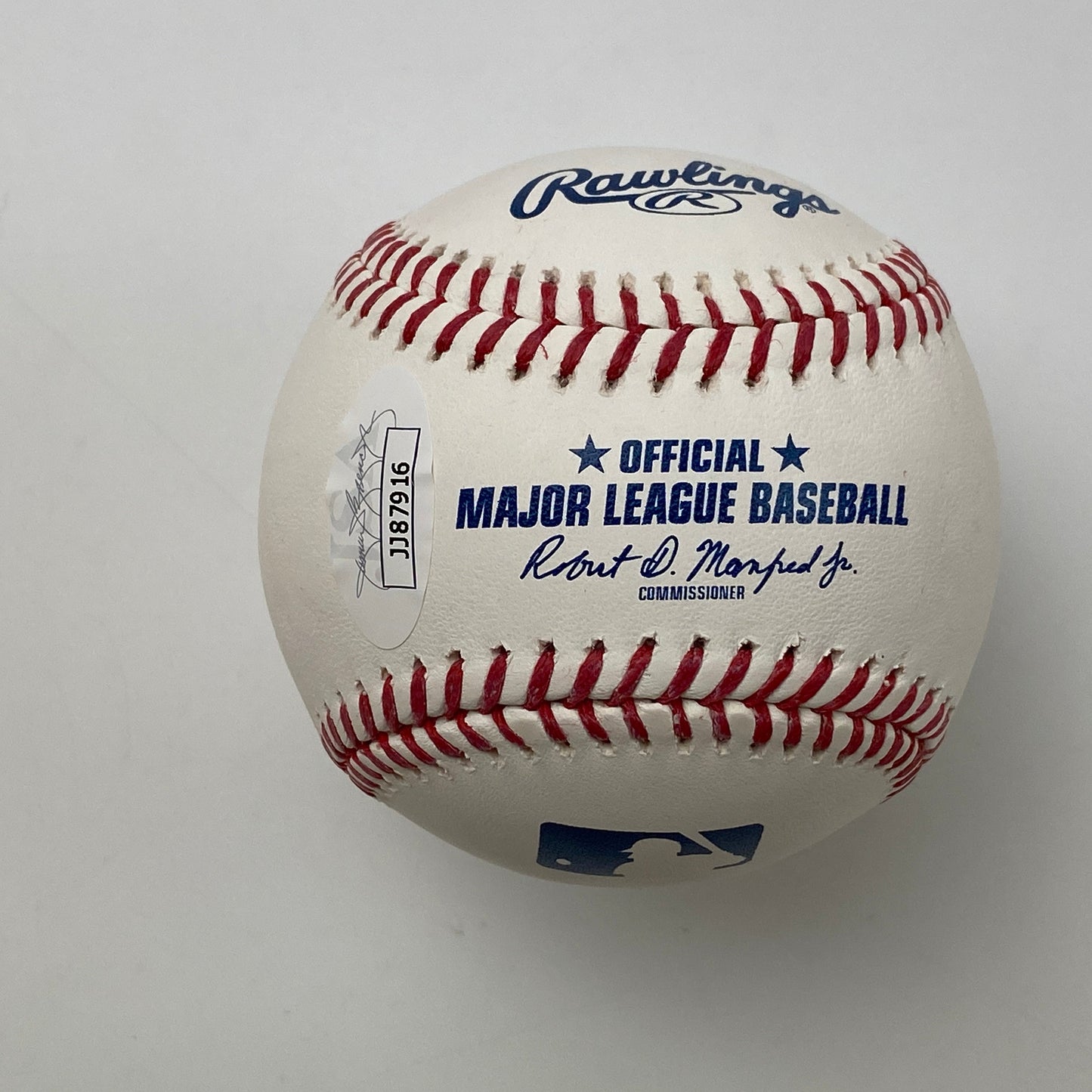 Autographed/Signed Juan Soto Rawlings Official Major League Baseball ROML JSA COA