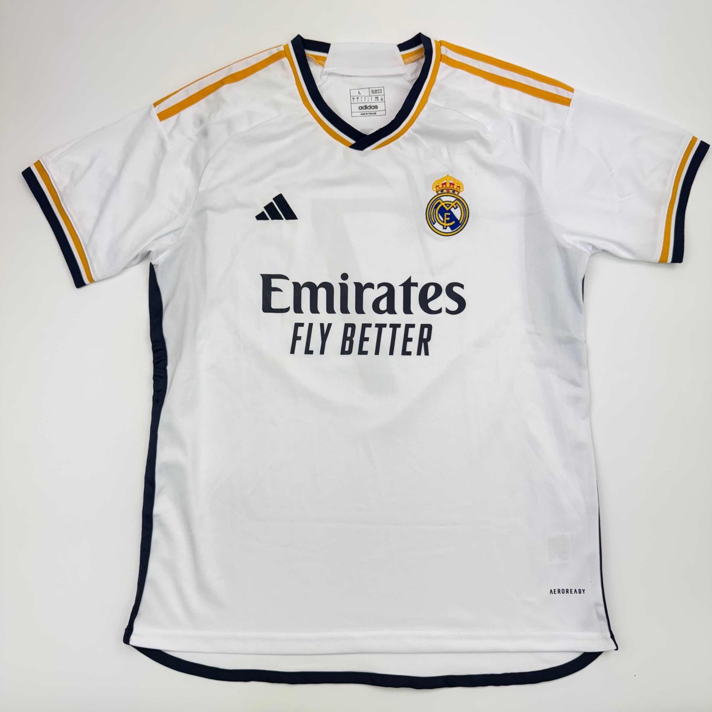 Autographed/Signed Vini Vinicius Jr. Real Madrid White Soccer Jersey Beckett BAS COA