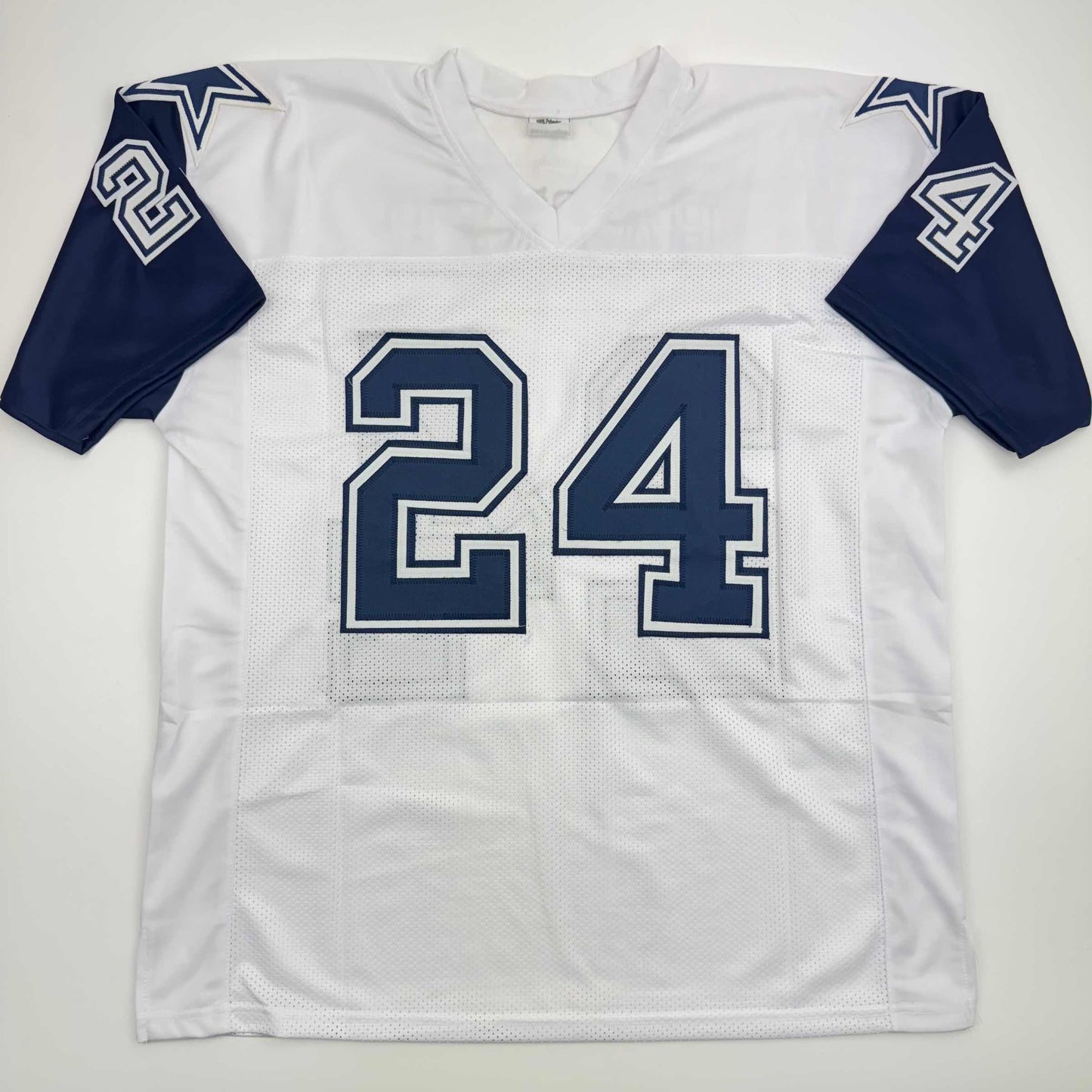 Autographed/Signed Marion Barber Dallas White Color Rush Football Jersey JSA COA