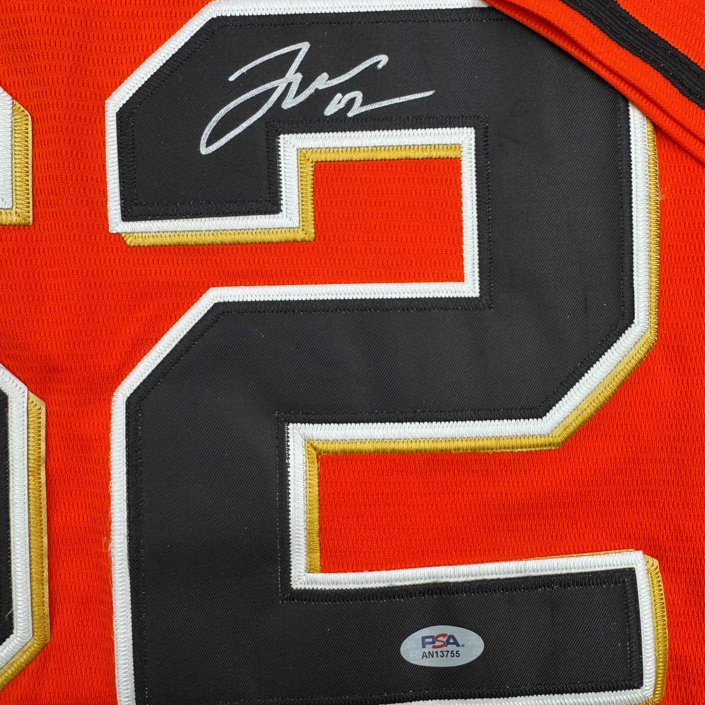 Autographed/Signed Logan Webb San Francisco Orange Baseball Jersey PSA/DNA COA