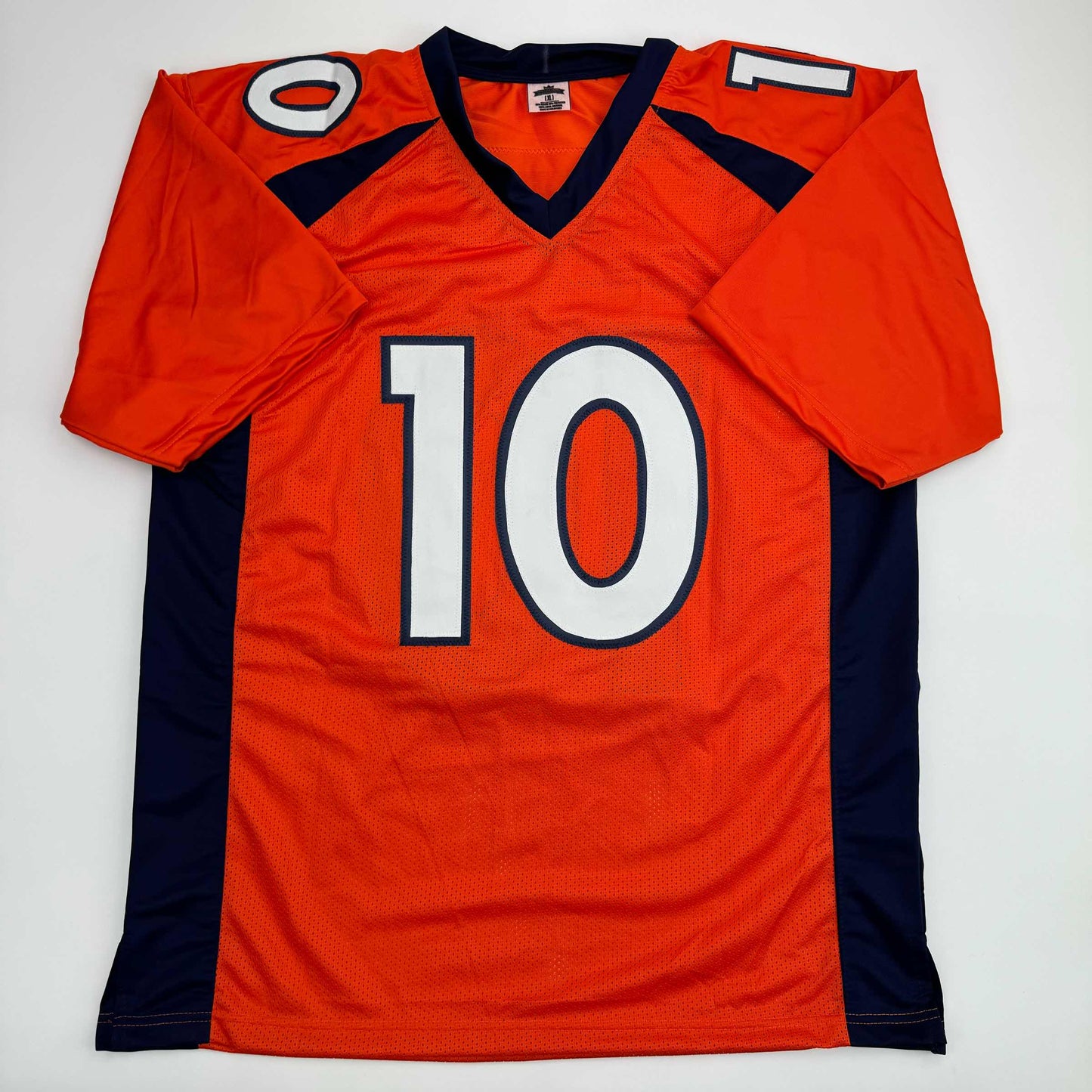 Autographed/Signed Emmanuel Sanders Denver Orange Football Jersey JSA COA