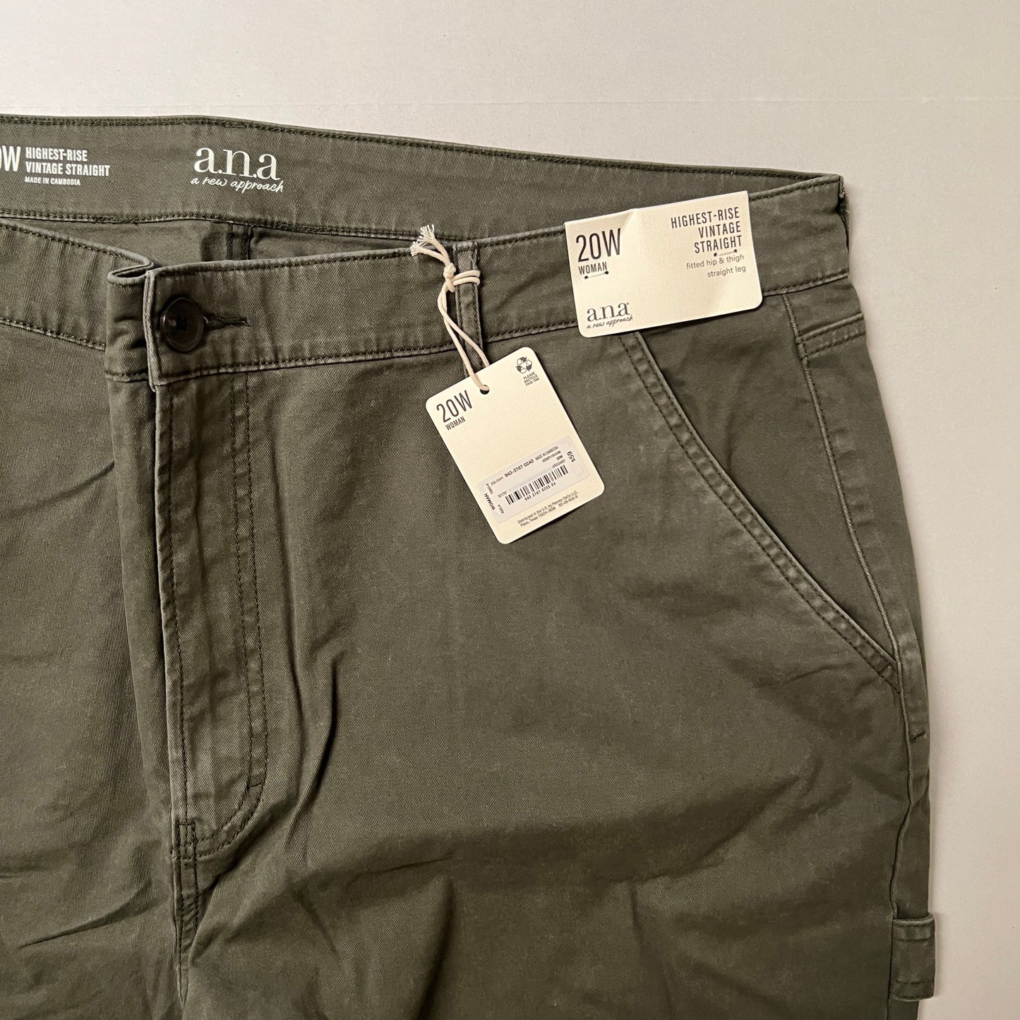 a.n.a Women's Highest-Rise Vintage Straight Pants
