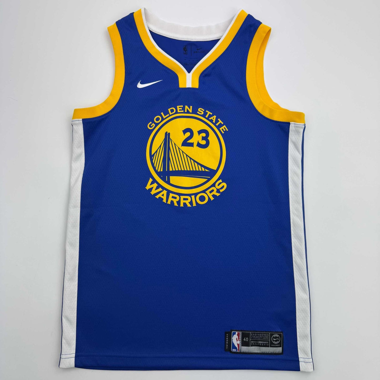 Autographed/Signed Draymond Green Golden State Blue Basketball Jersey Beckett BAS COA