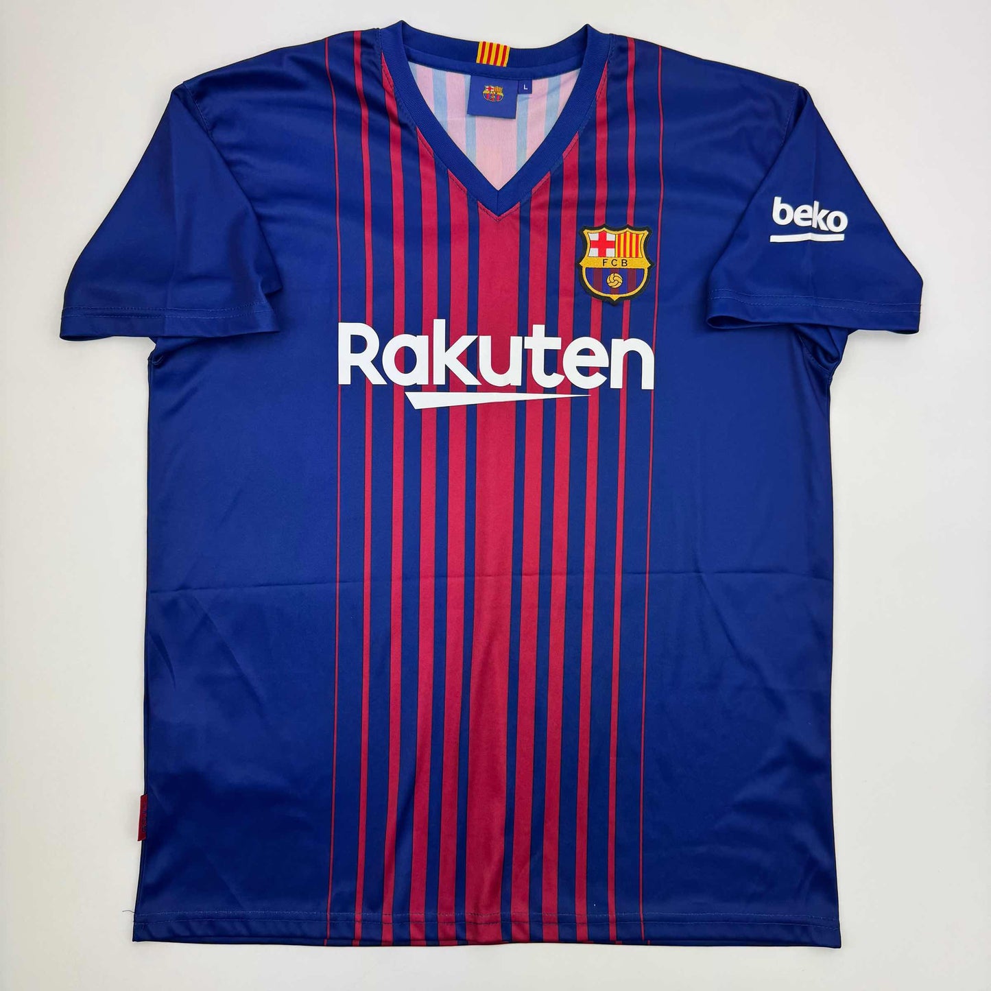 Autographed/Signed Lionel Leo Messi FC Barcelona Soccer Jersey Beckett BAS COA