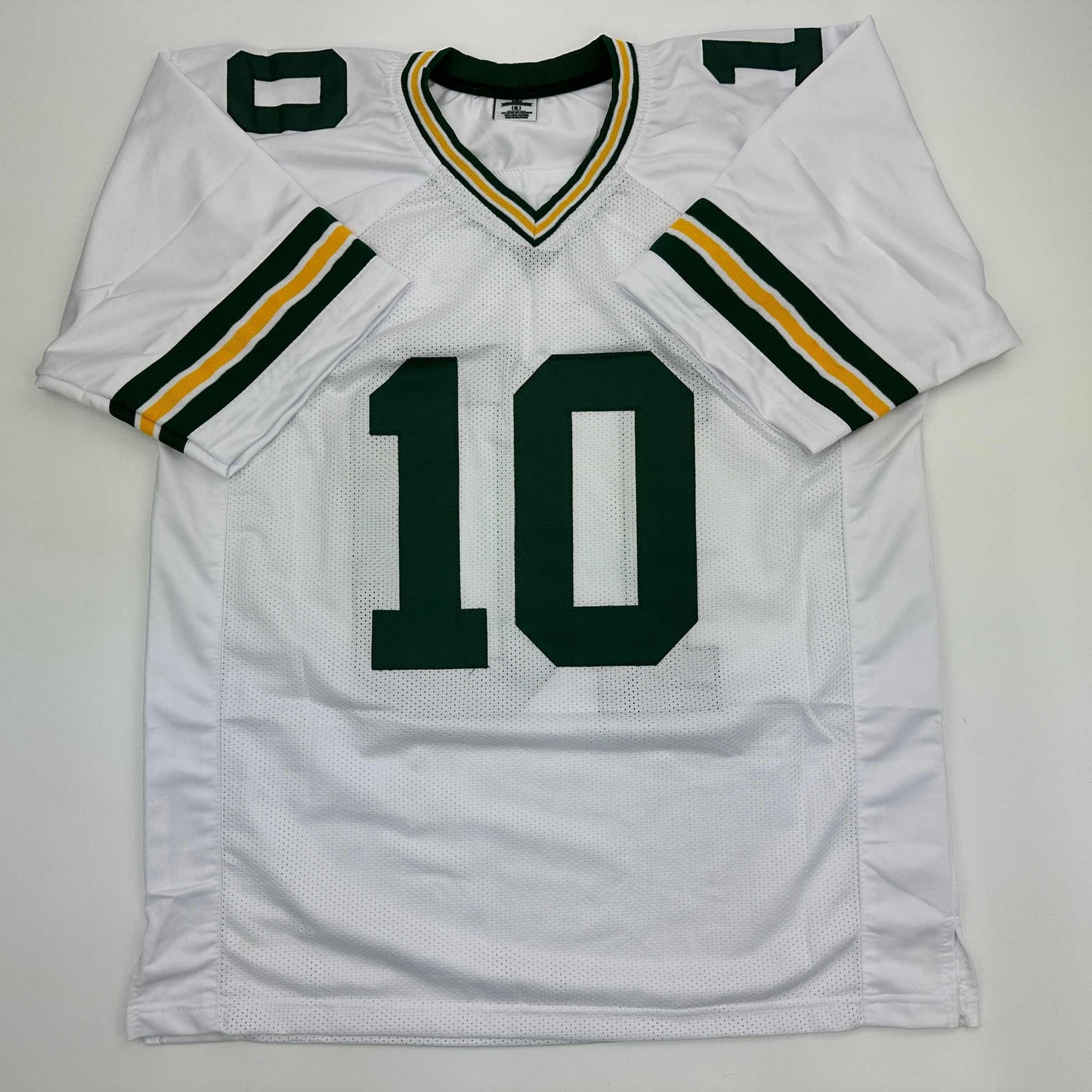 Autographed/Signed Jordan Love Green Bay White Football Jersey Beckett BAS COA