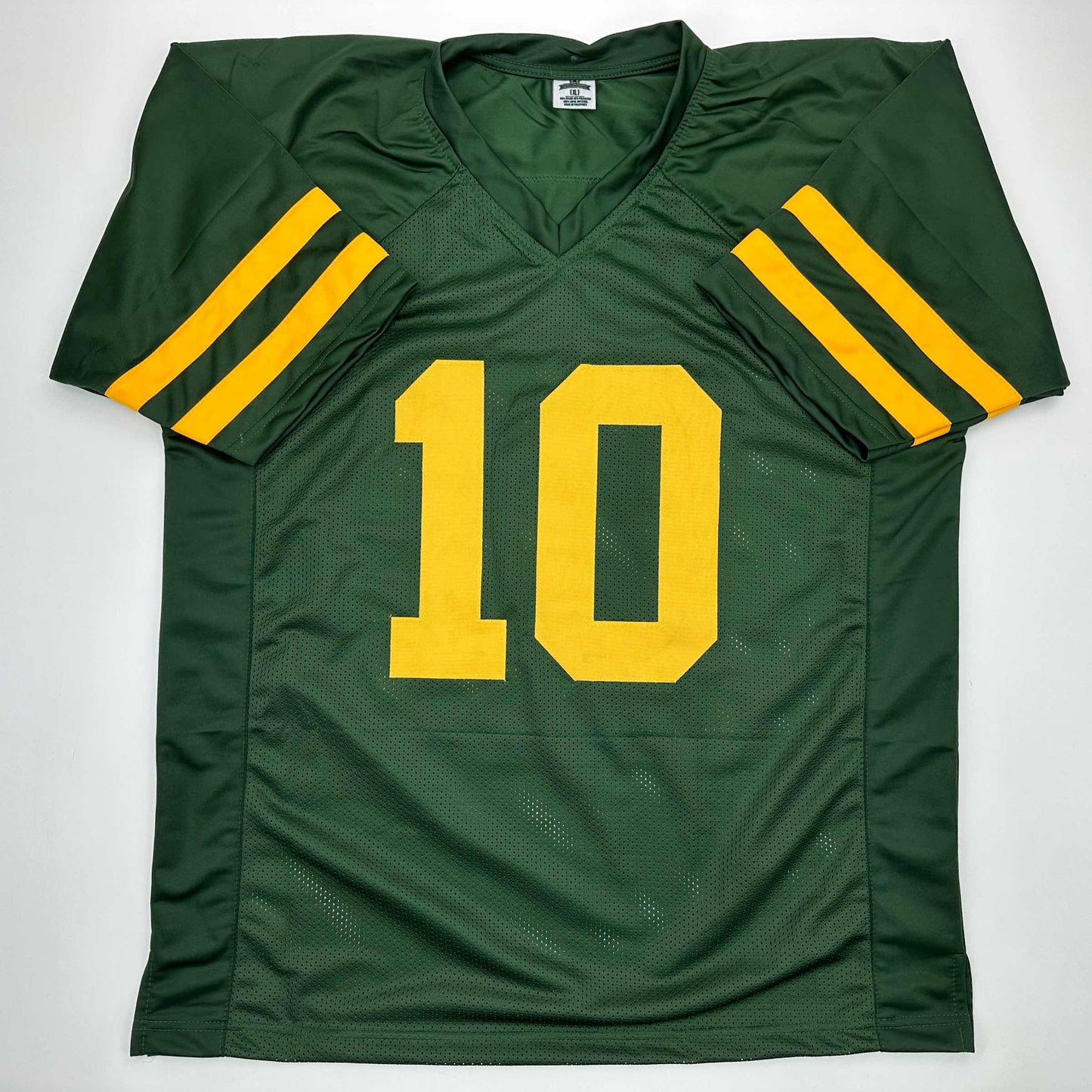 Autographed/Signed Jordan Love Green Bay Color Rush Football Jersey Beckett BAS COA