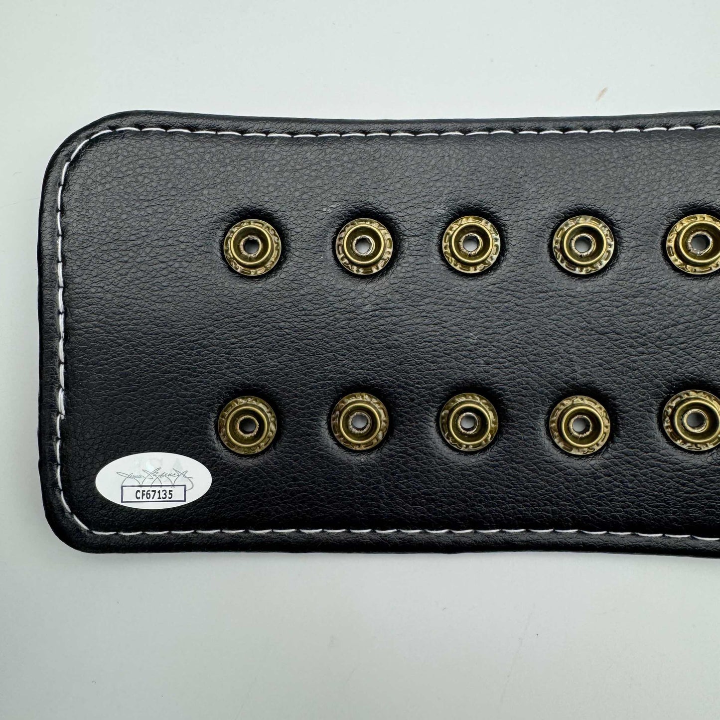 Autographed/Signed Hulk Hogan Inscribed "Brother" WWE World Heavy Weight Champion Black Replica Wrestling Belt JSA COA