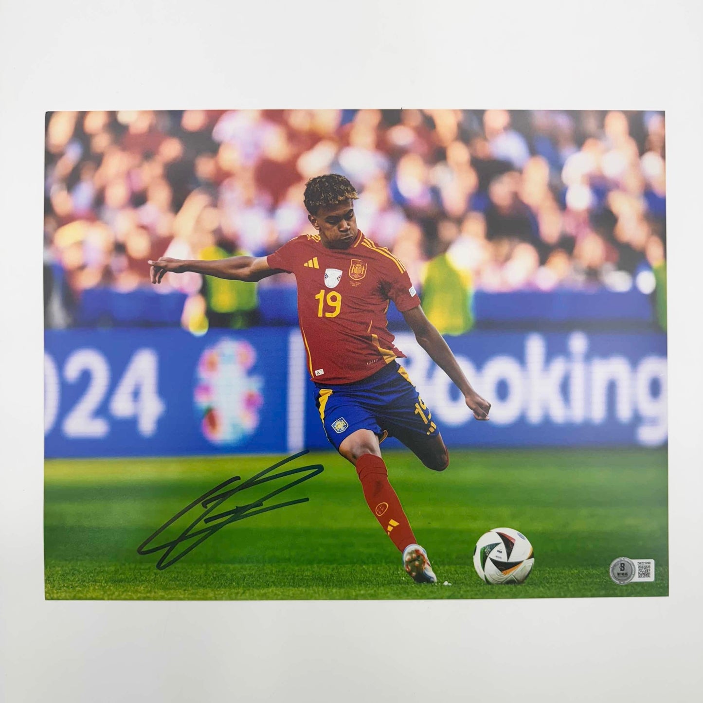 Autographed/Signed Lamine Yamal Spain 11x14 Soccer Photo Beckett BAS COA