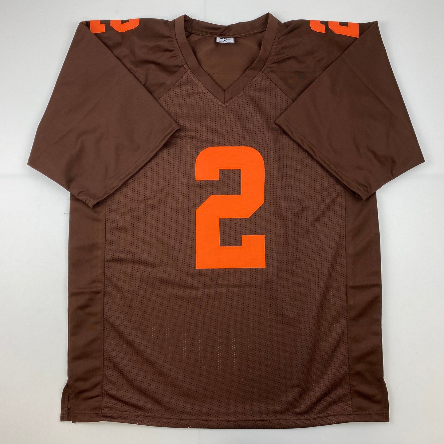 Autographed/Signed Amari Cooper Cleveland Brown Color Rush Football Jersey JSA COA