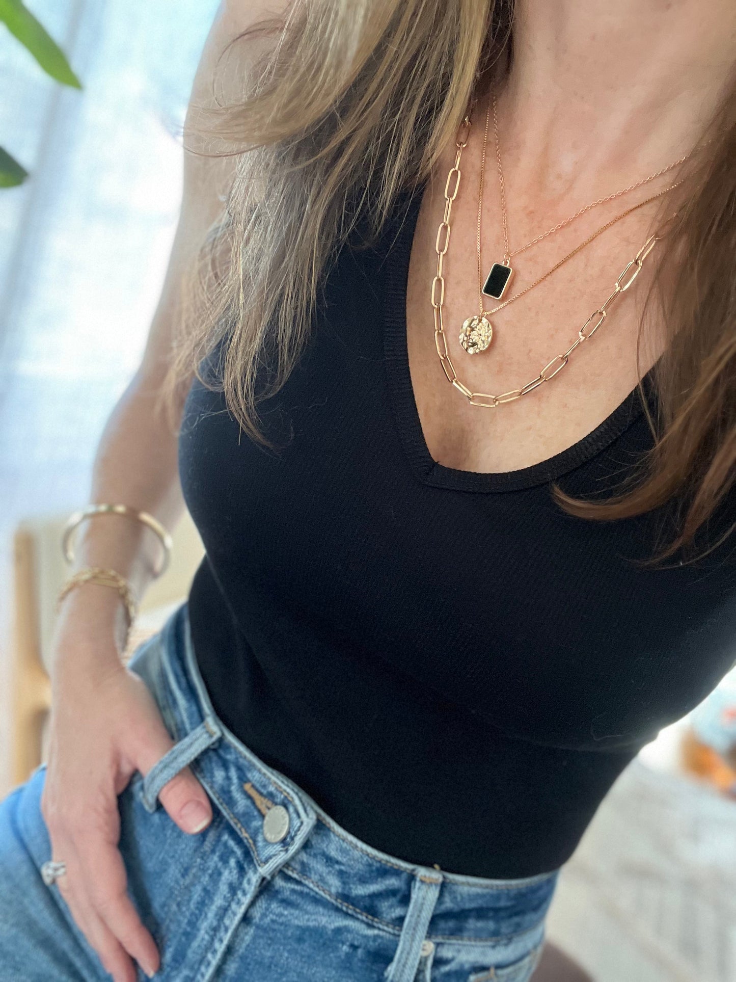 Layered Pendant Necklace