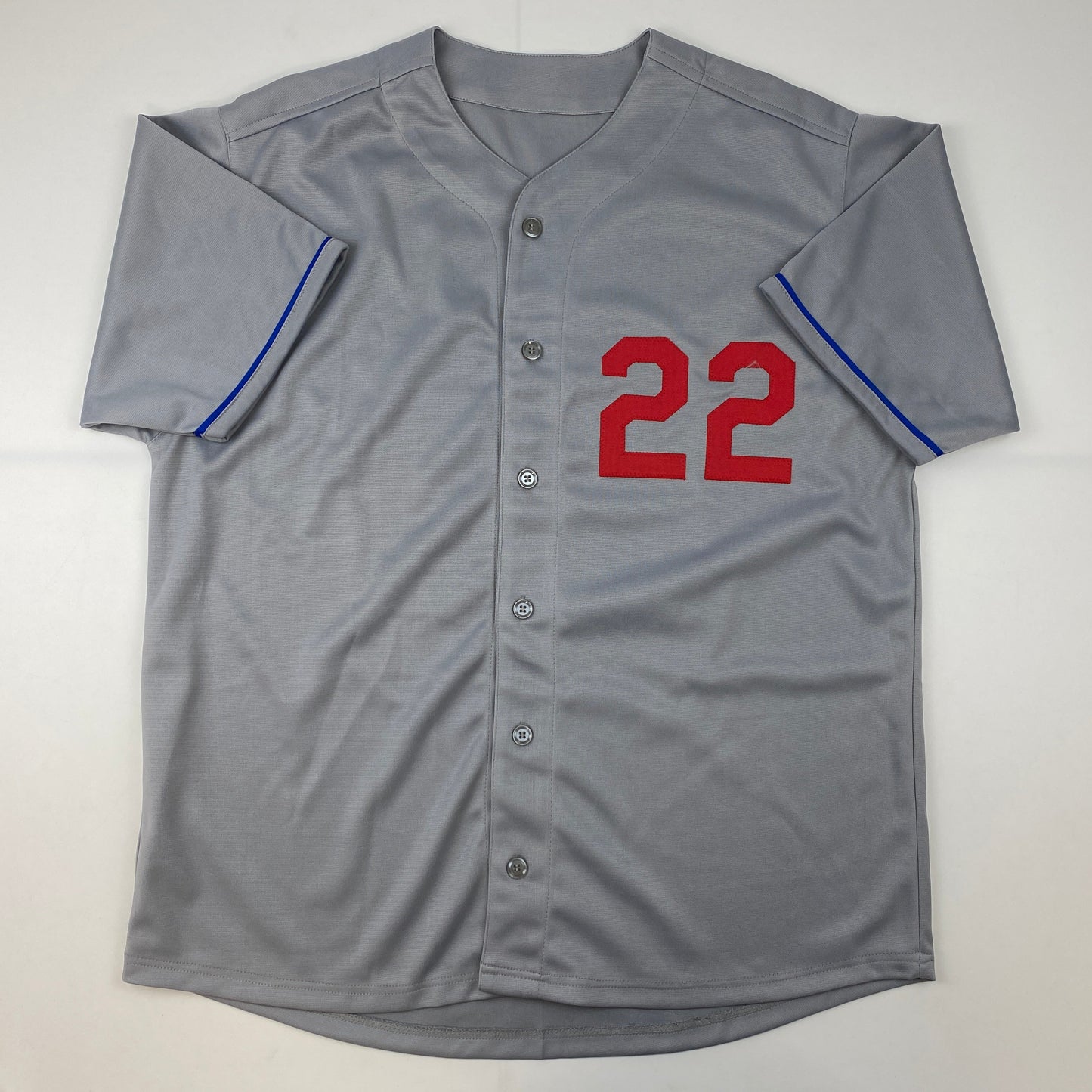 Autographed/Signed Clayton Kershaw Los Angeles LA Grey Baseball Jersey Beckett BAS COA