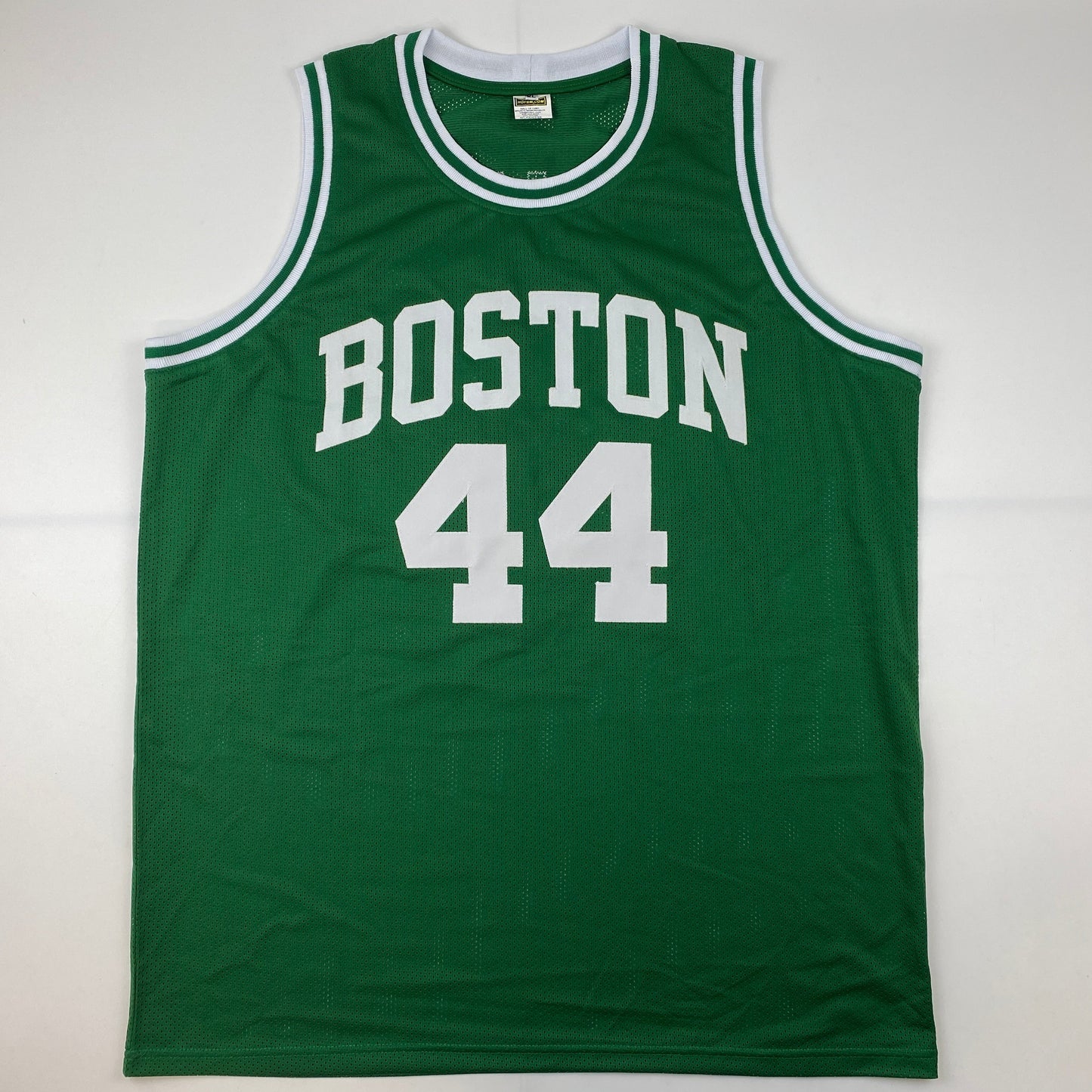 Autographed/Signed Brian Scalabrine Boston Green Basketball Jersey Steiner COA