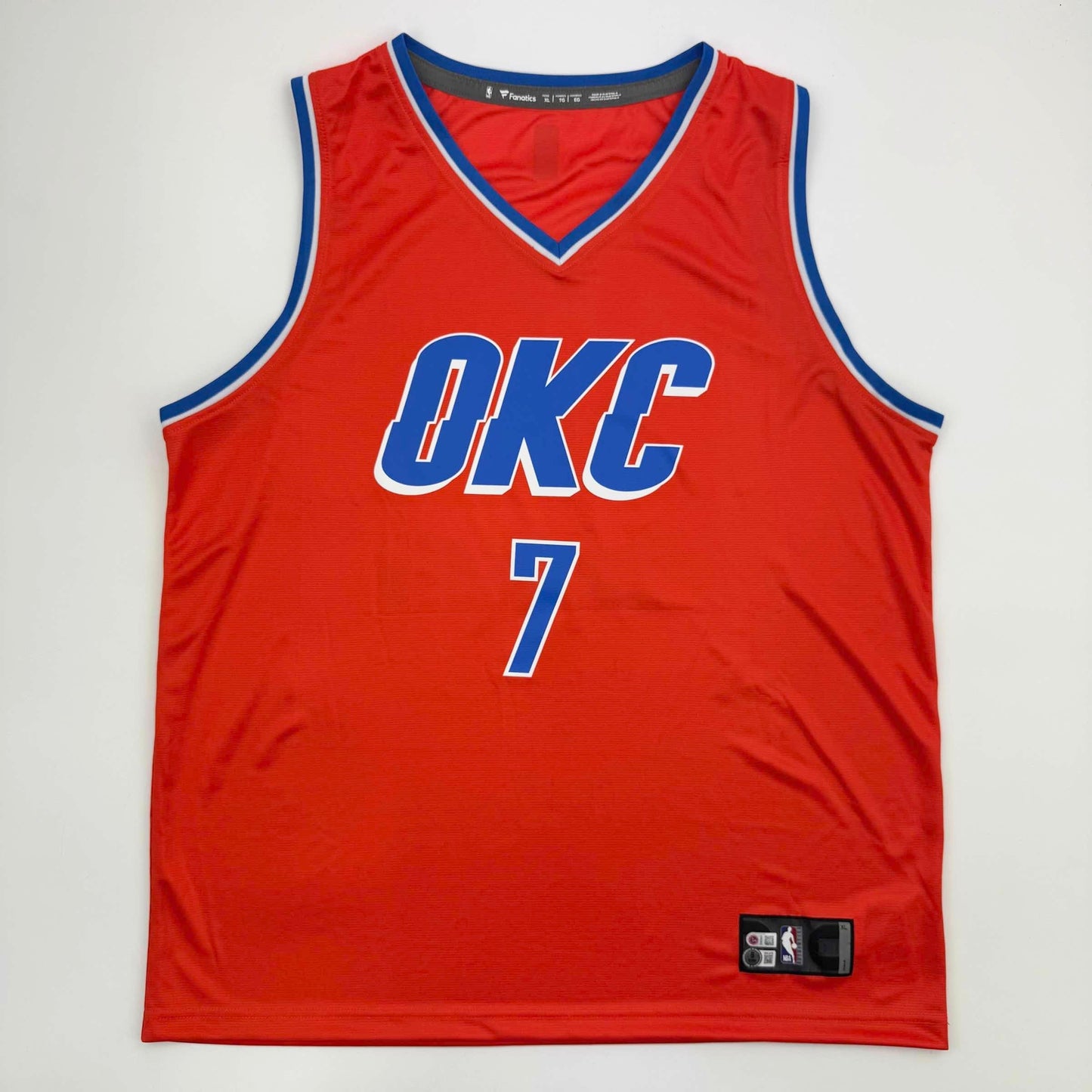 Autographed/Signed Chet Holmgren "OKC Rookie Blk Rec" Oklahoma City Thunder Orange Basketball Jersey Beckett BAS COA
