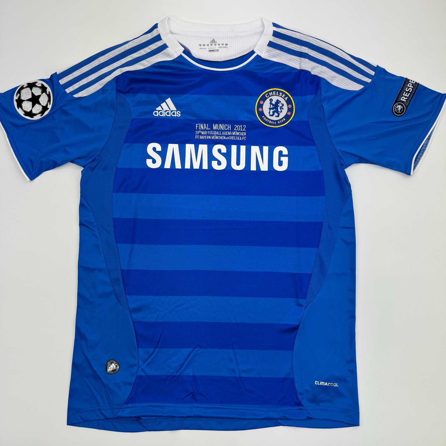 Autographed/Signed Frank Lampard Chelsea FC Blue Soccer Futbol Jersey Beckett BAS COA #2