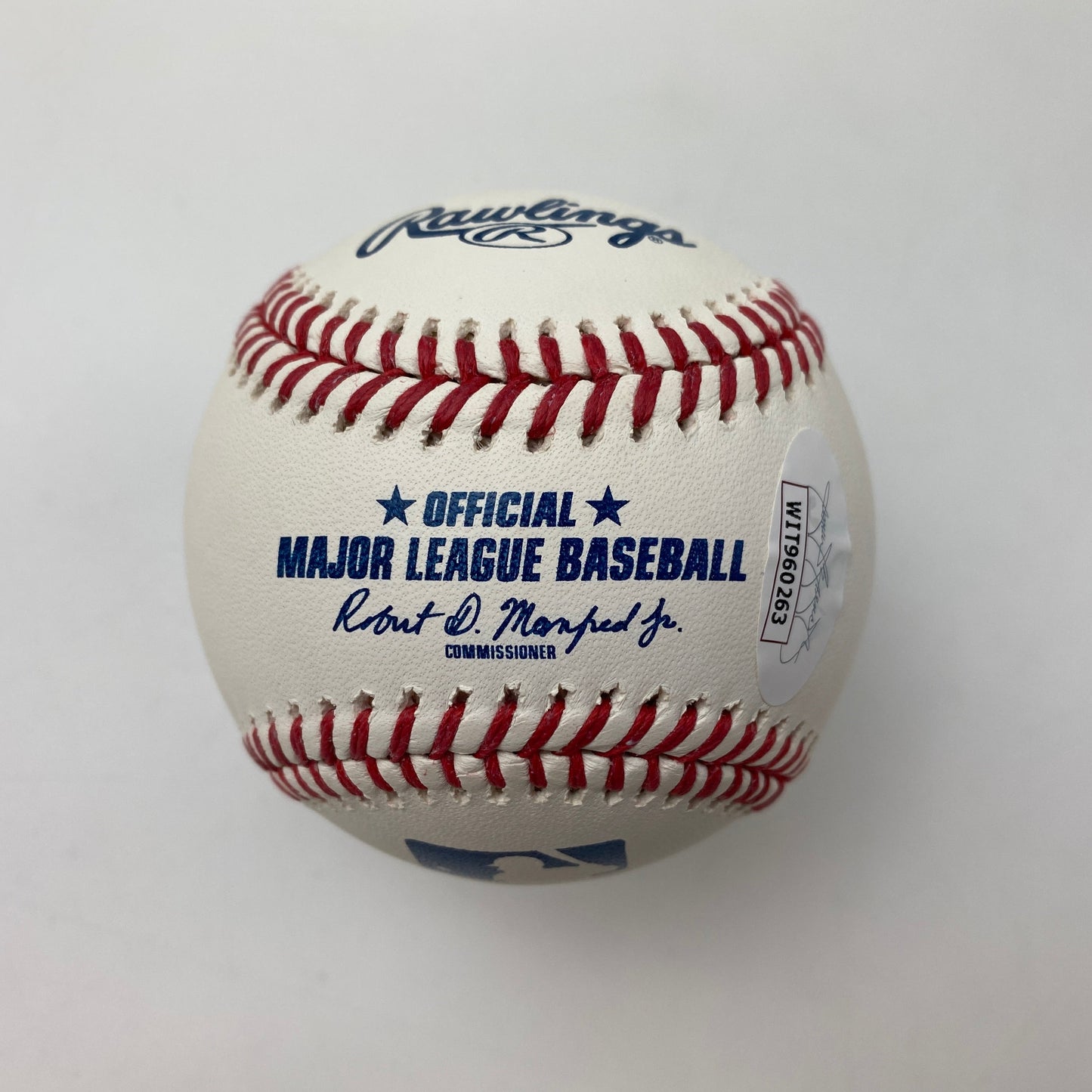 Autographed/Signed Jazz Chisholm Jr. Rawlings Official Major League Baseball ROML JSA COA