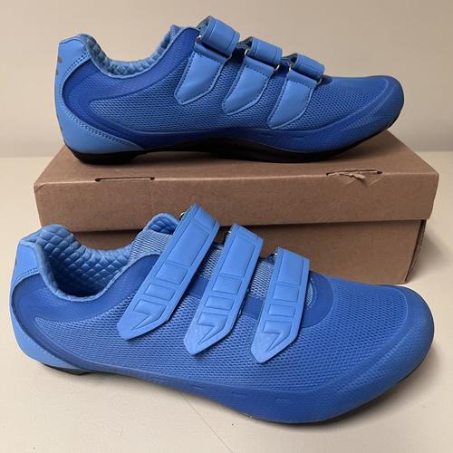 Mens Womens Cycling Shoes Compatible with Peloton Road Bike Size M9/W11,Blue