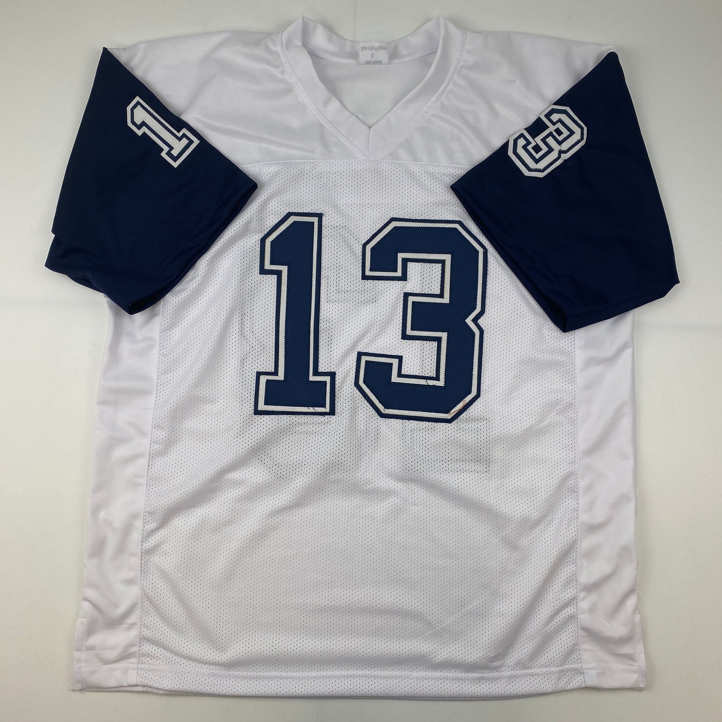 Autographed/Signed Michael Gallup Dallas Color Rush White Football Jersey JSA COA