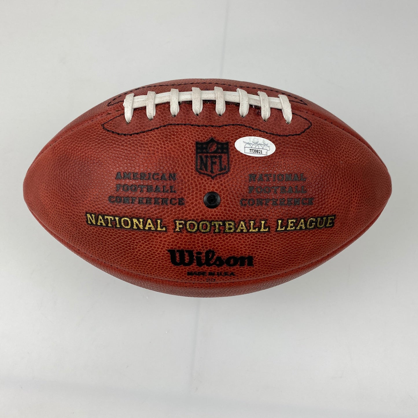 Autographed/Signed Tim Tebow New York Jets Authentic The Duke Full Size Football JSA COA