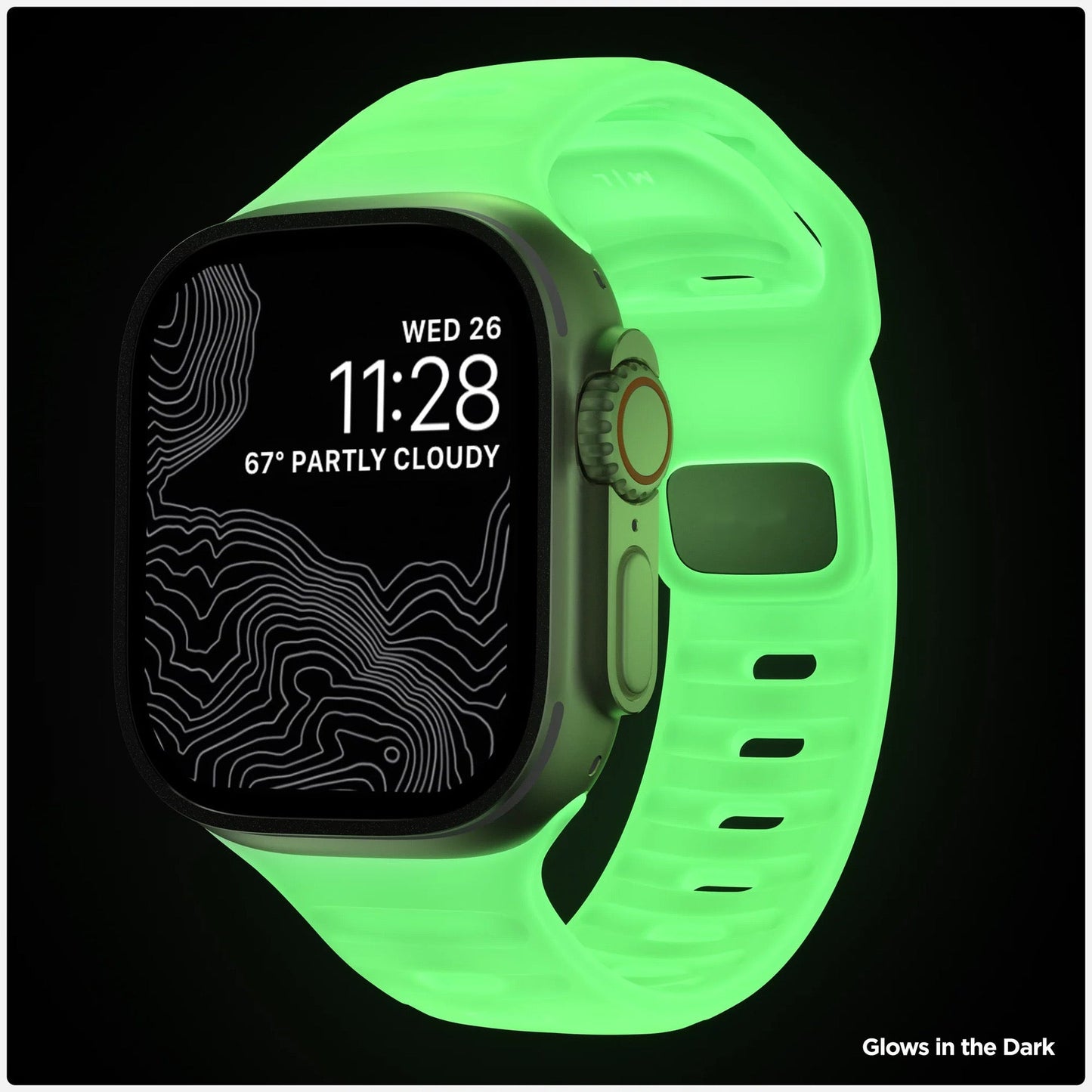 Silicone Reverse-buckle Watch Band