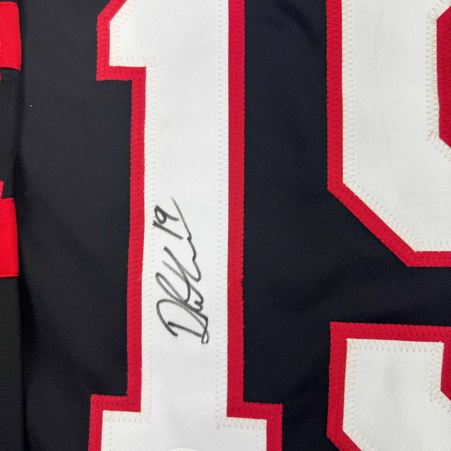 Framed Autographed/Signed Drake Batherson 35x39 Ottawa Black Hockey Jersey JSA COA